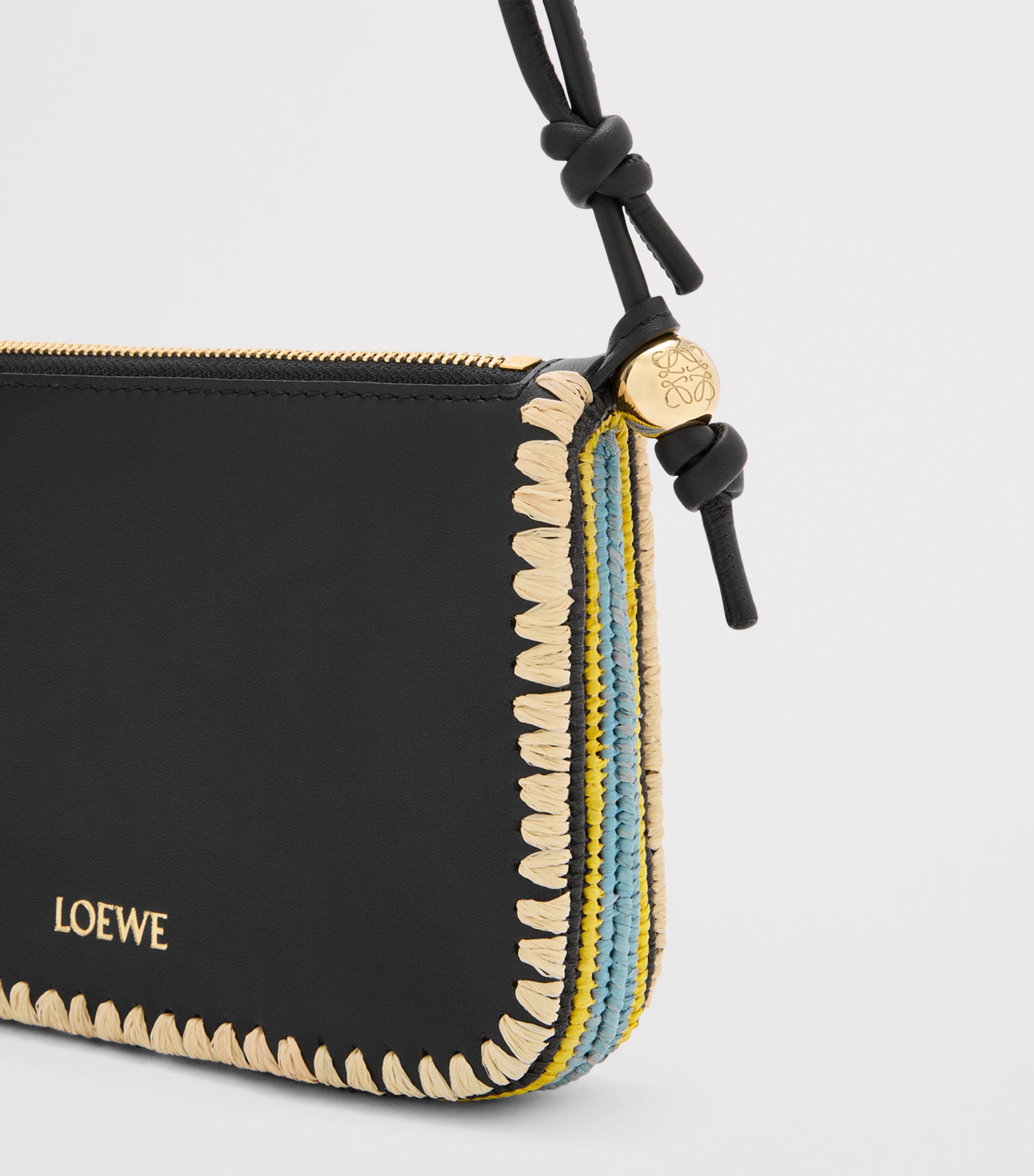LOEWE x Paula's Ibiza Rio Shoulder Bag Black Image 6