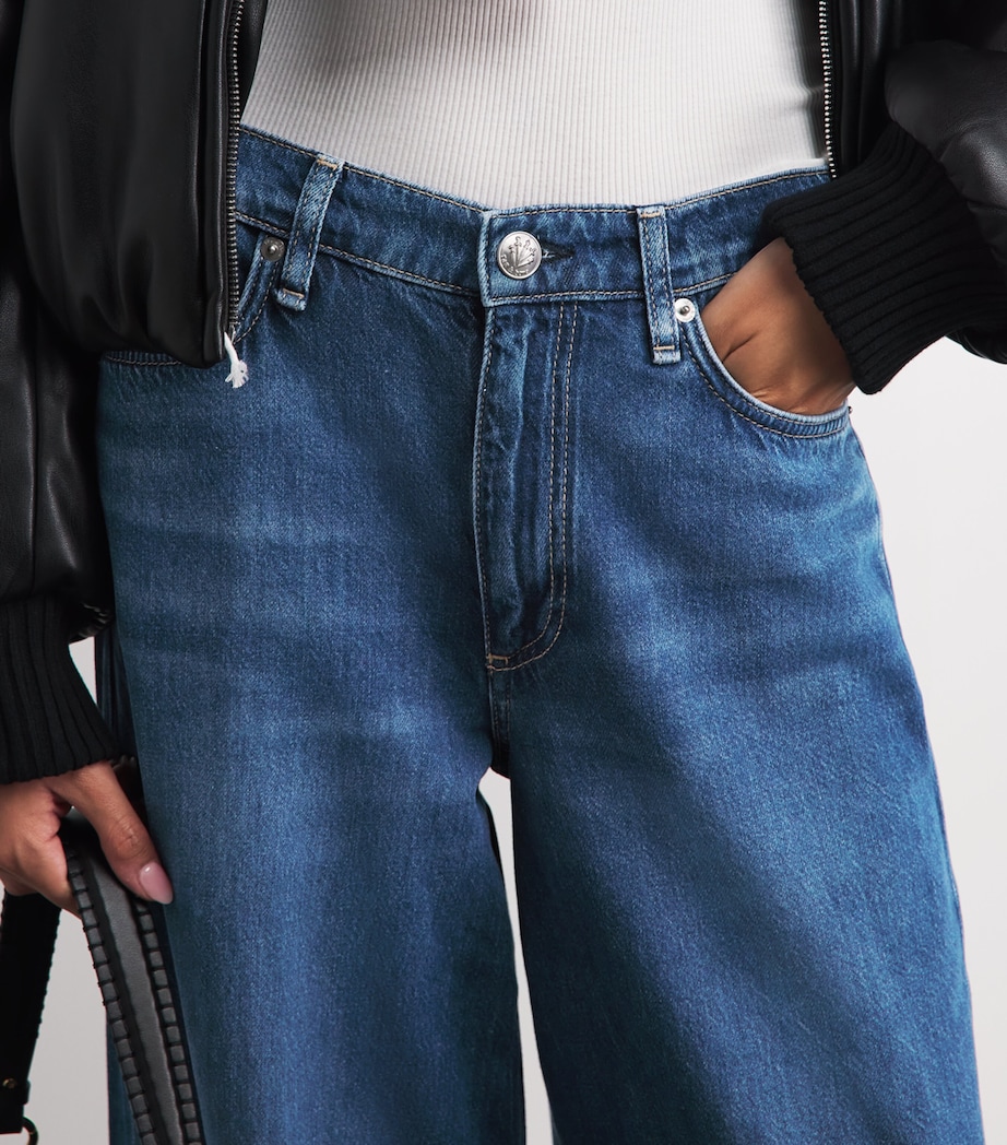 Rag & Bone Womens Sofie Wide-Leg Jeans Emerson Image 3