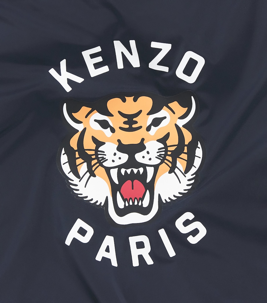 Padded Tiger Puffer Jacket (9 Months-3 Years) NAVY Image 3