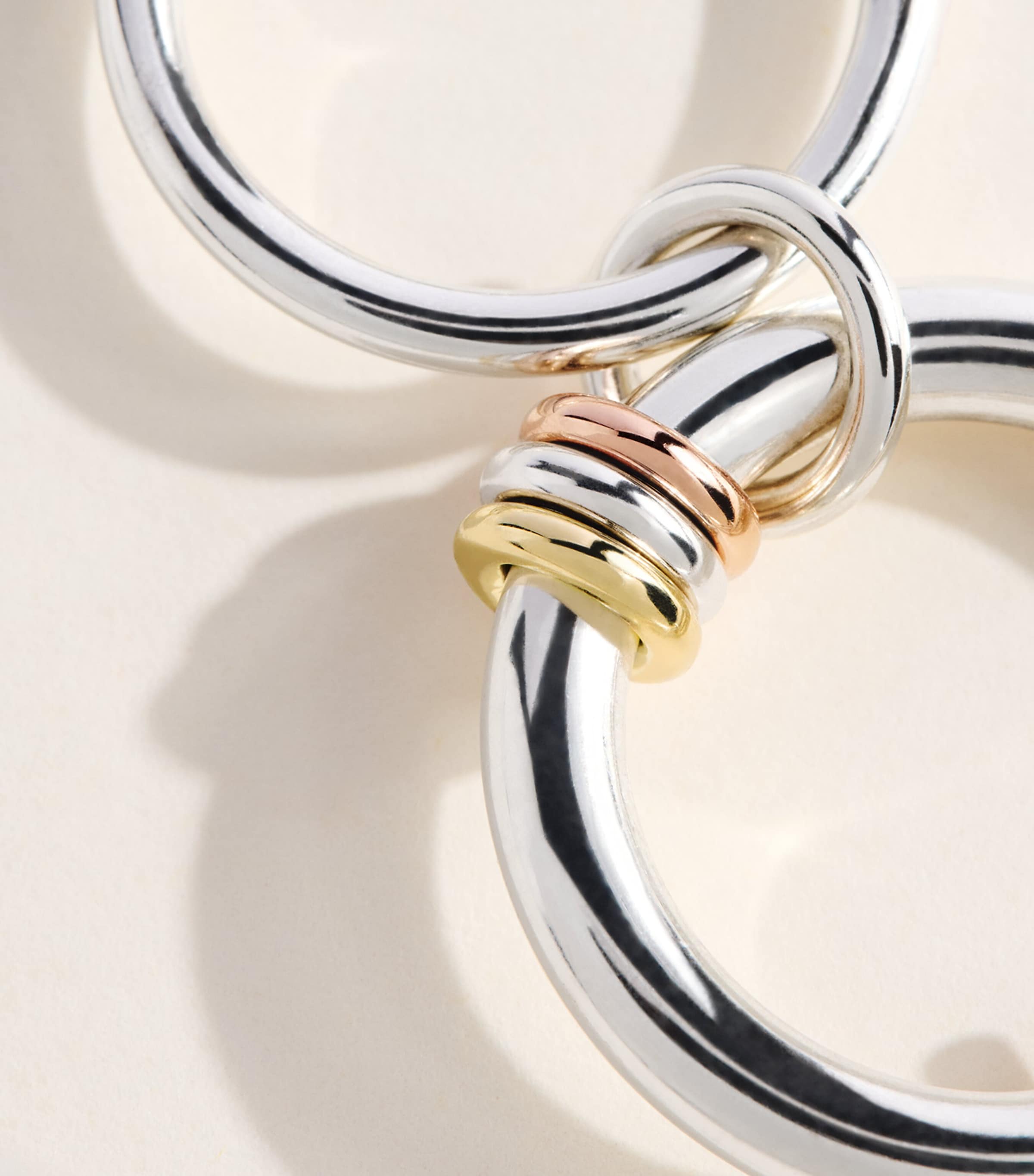 Spinelli Kilcollin Mixed Gold and Sterling Silver Gemini Ring Sterling Silver Image 4