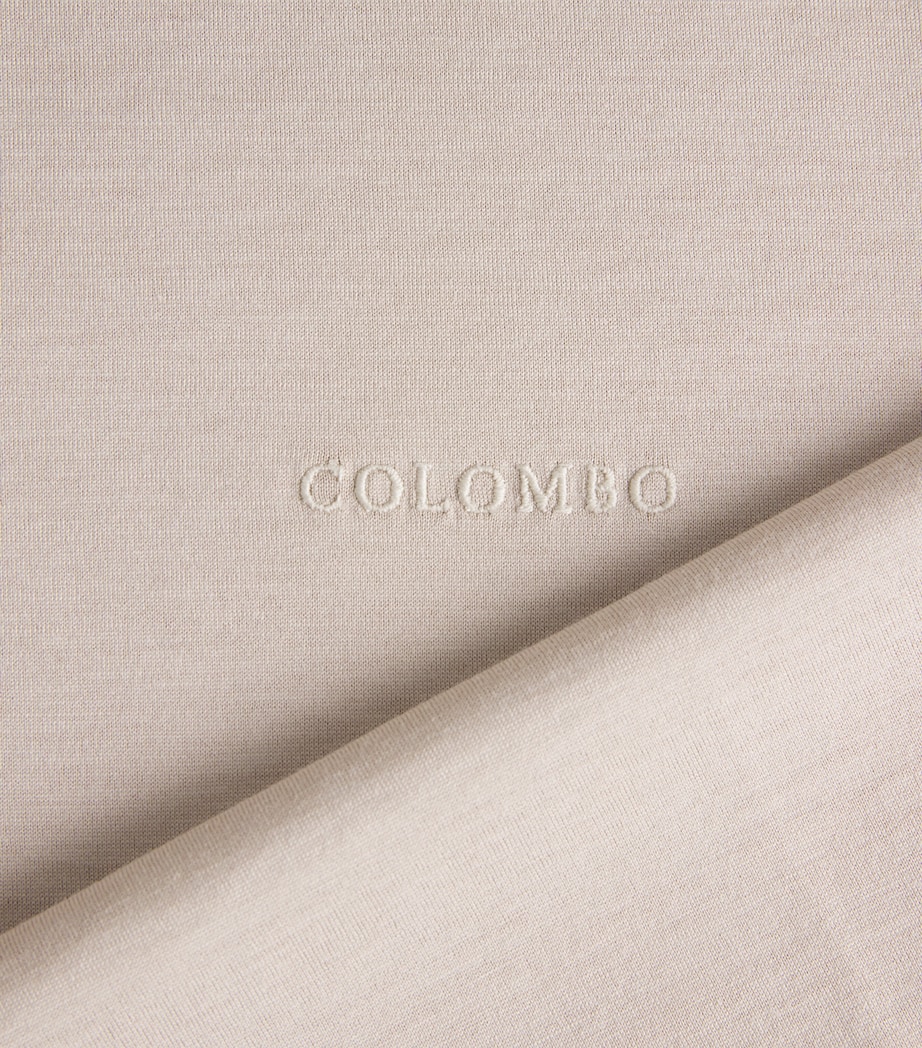 Silk-Cotton T-Shirt 80008 BEIGE Image 2