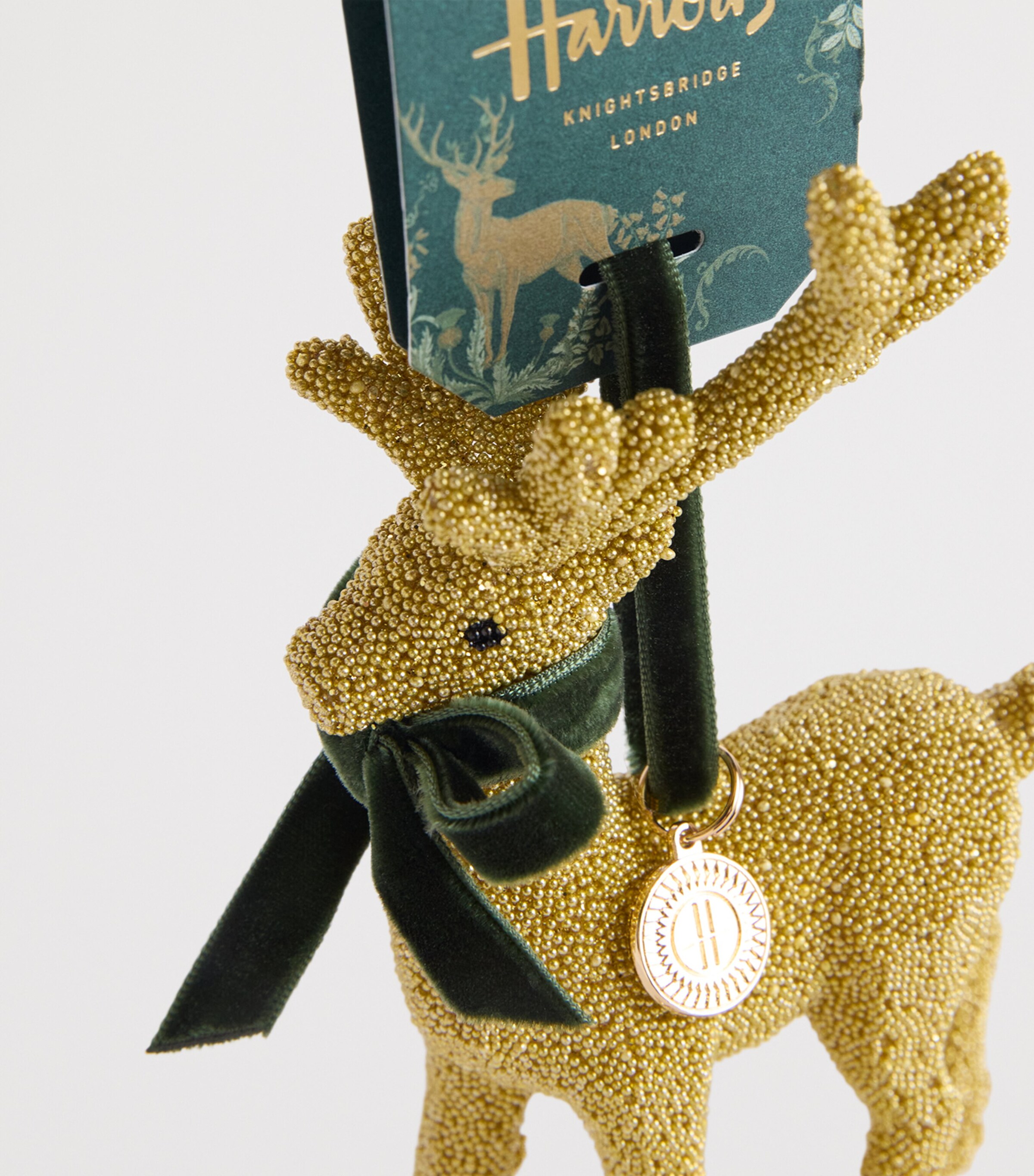 Harrods Microbeaded Reindeer Ornament Image 2