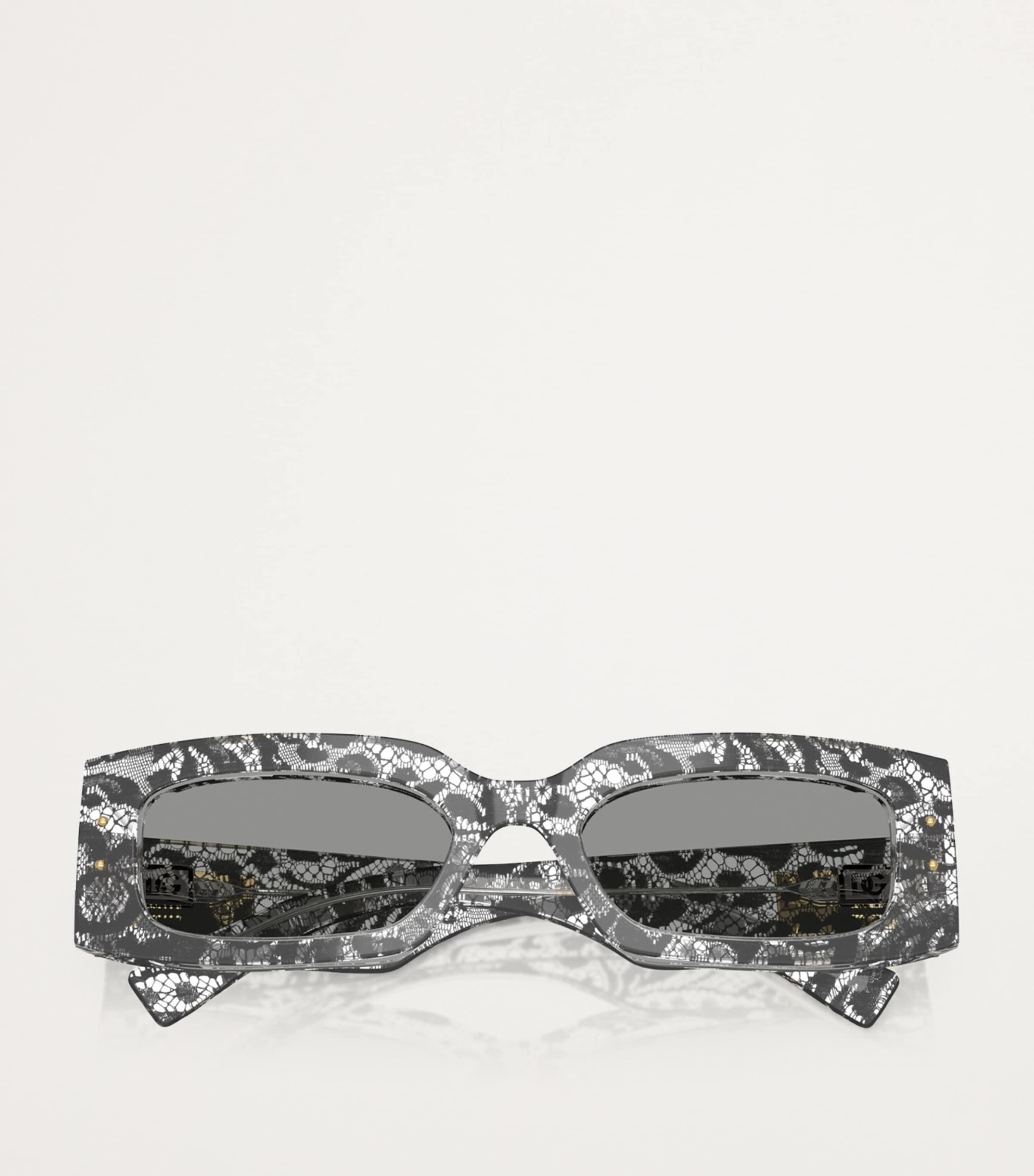 Dolce&Gabbana Acetate Rectangular Sunglasses Image 5