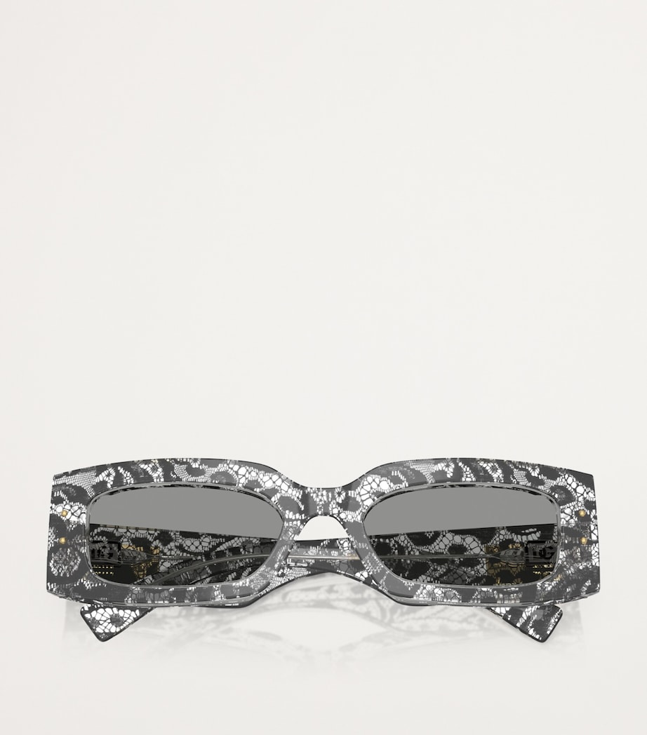 Dolce&Gabbana Acetate Rectangular Sunglasses Image 5