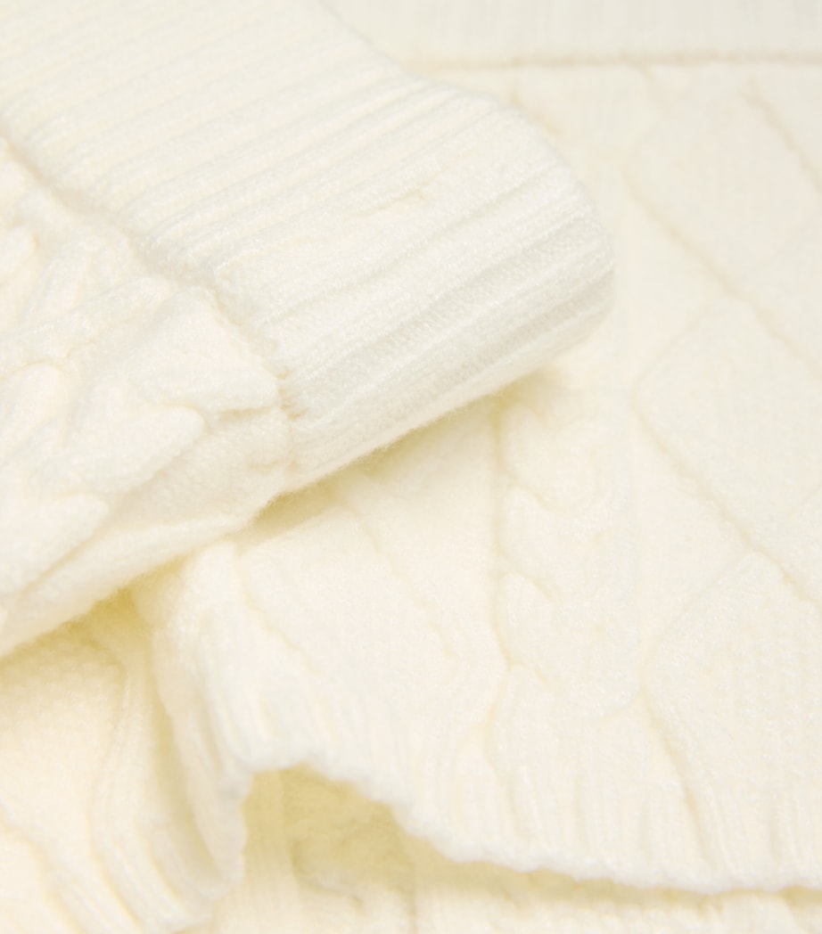 Cable-Knit Shorts IVORY Image 5