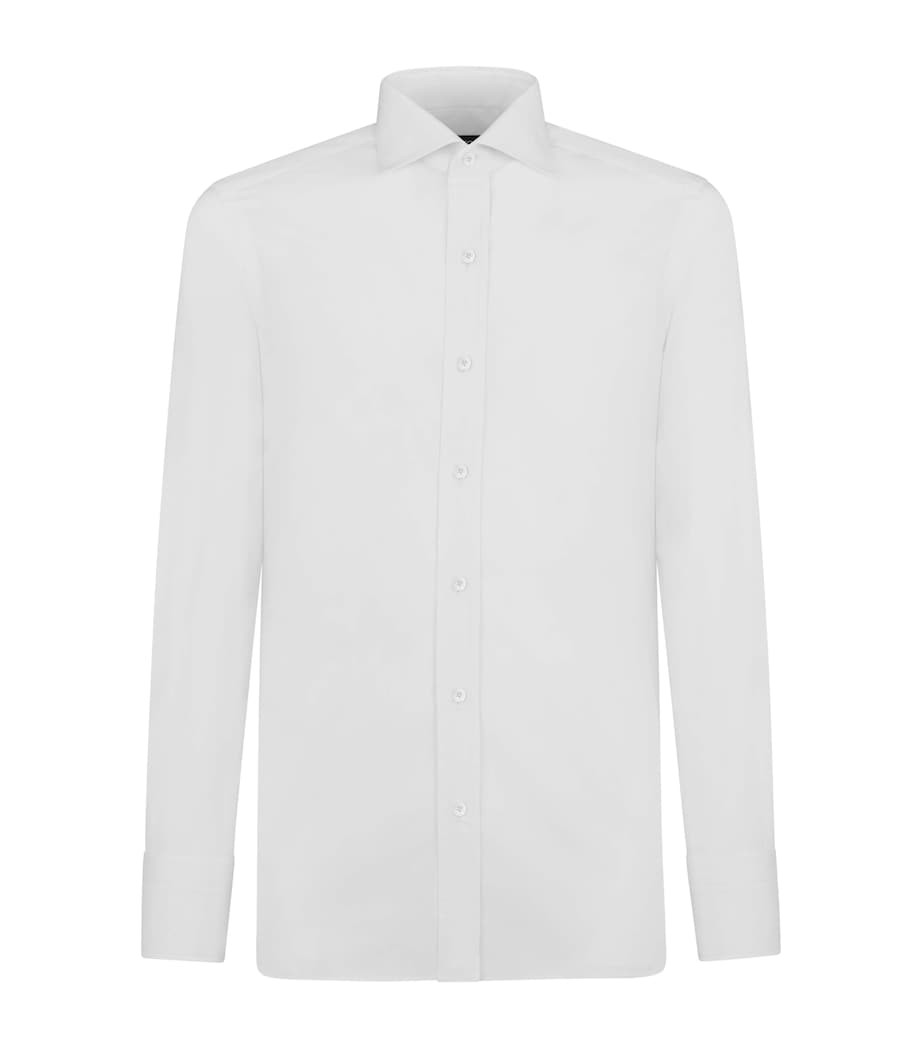 Cotton Poplin Slim-Fit Shirt AW001 Image 1