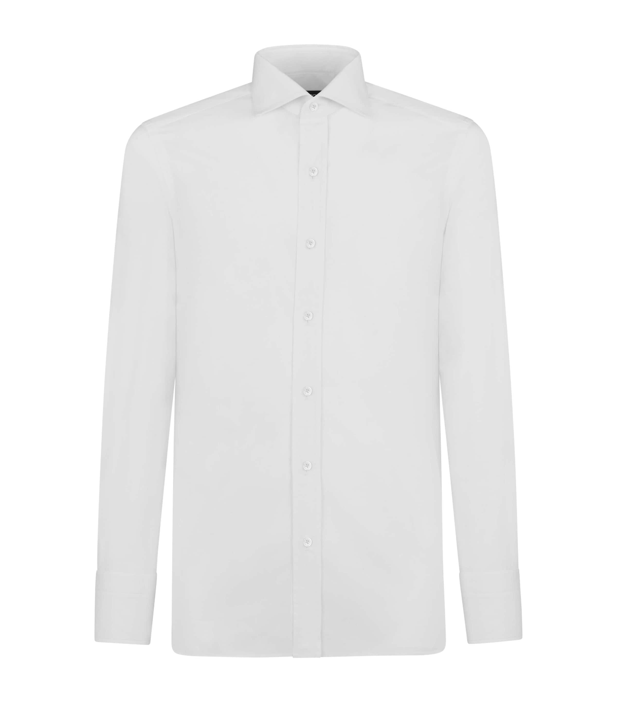 TOM FORD Cotton Poplin Slim-Fit Shirt | Men Clothing | Shirts | Casual Shirts | Formal Shirts | Dress Shirts | Designers | Tom Ford | Partywear | Mens | Eveningwear