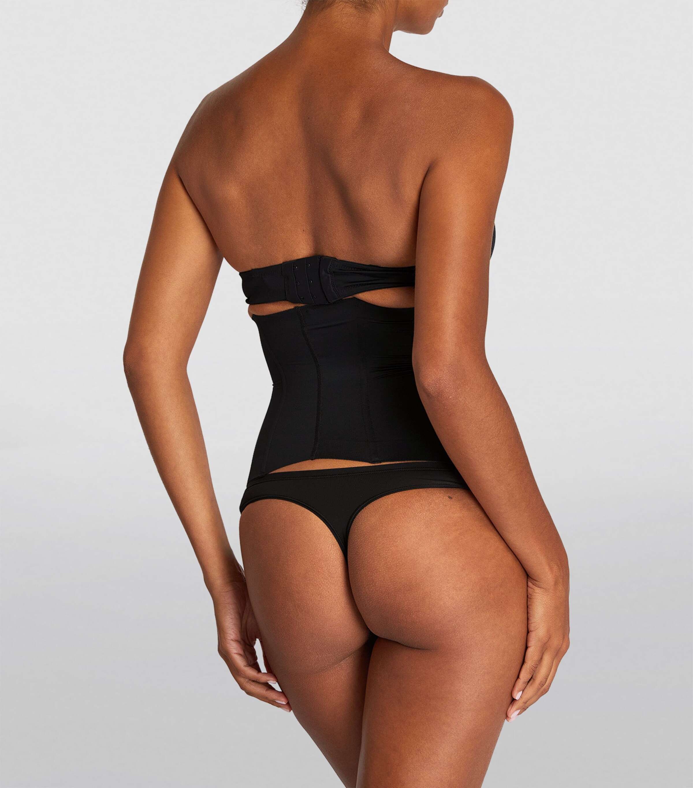 SPANX Womens Suit Your Fancy Corset - Medium Control Very Black Image 3