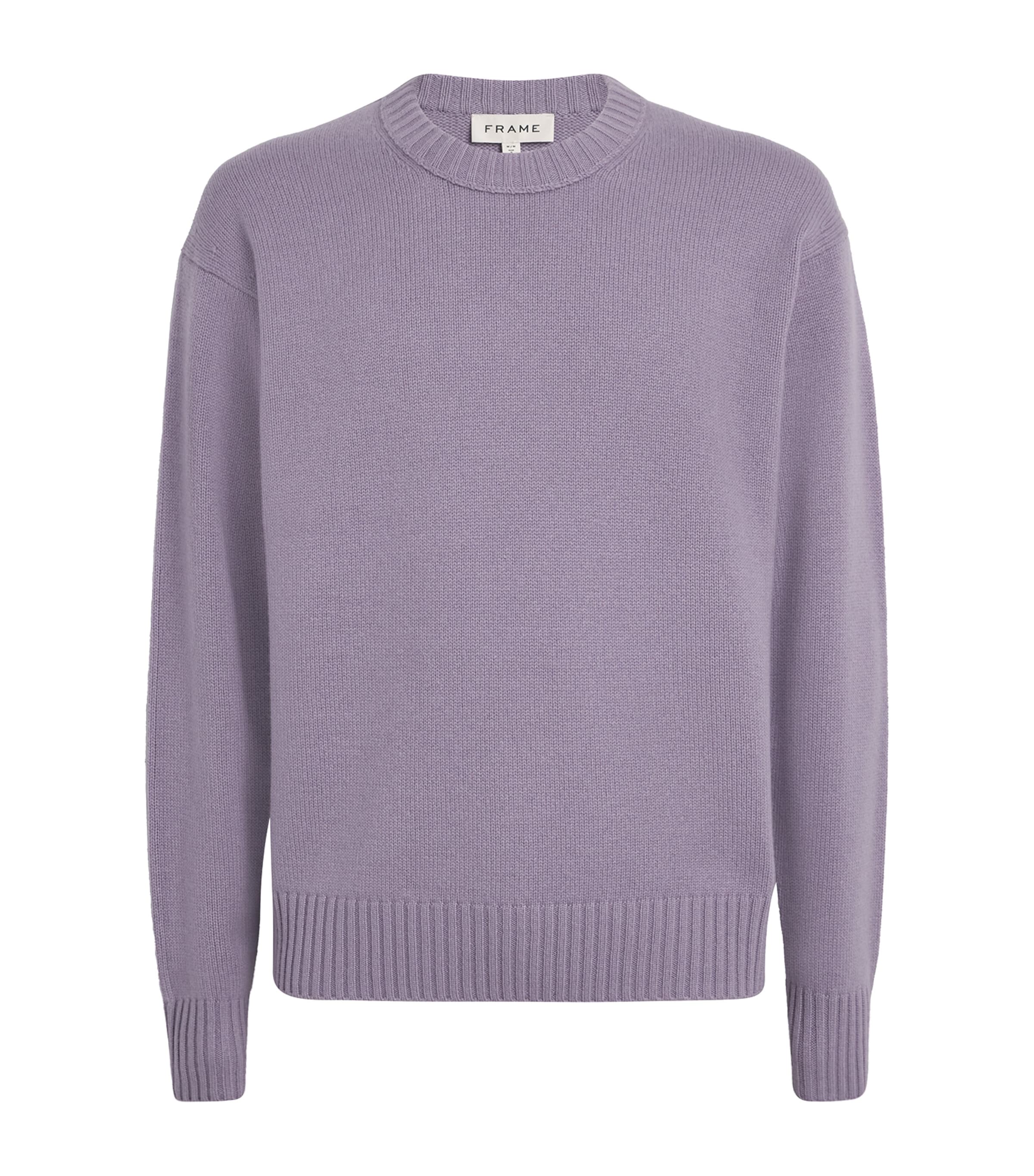 Frame Cashmere Sweater In Purple