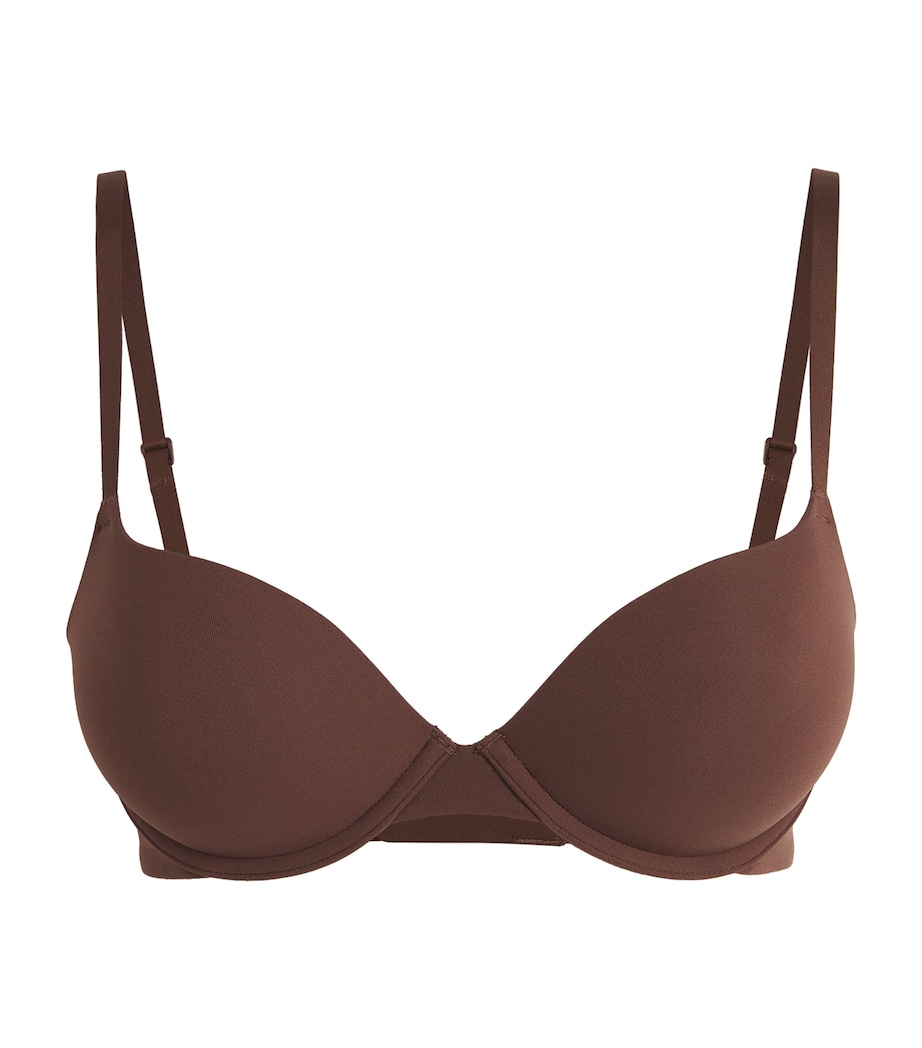 Fits Everybody Push-Up Demi Bra COCOA Image 1