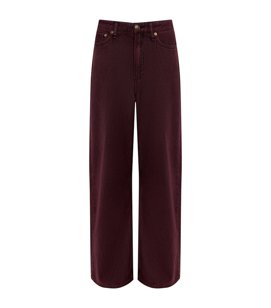 Logan Mid-Rise Wide Jeans BRNTB Image 1