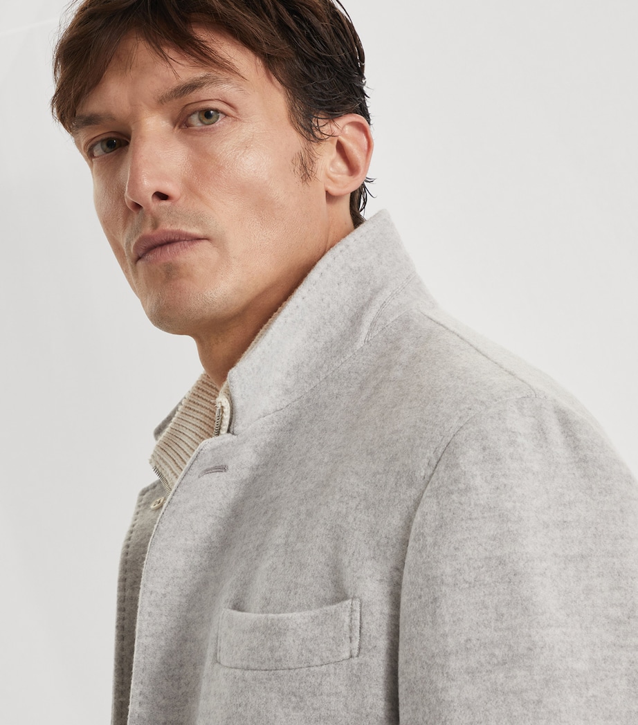 Cashmere Coat PEBBLE Image 6