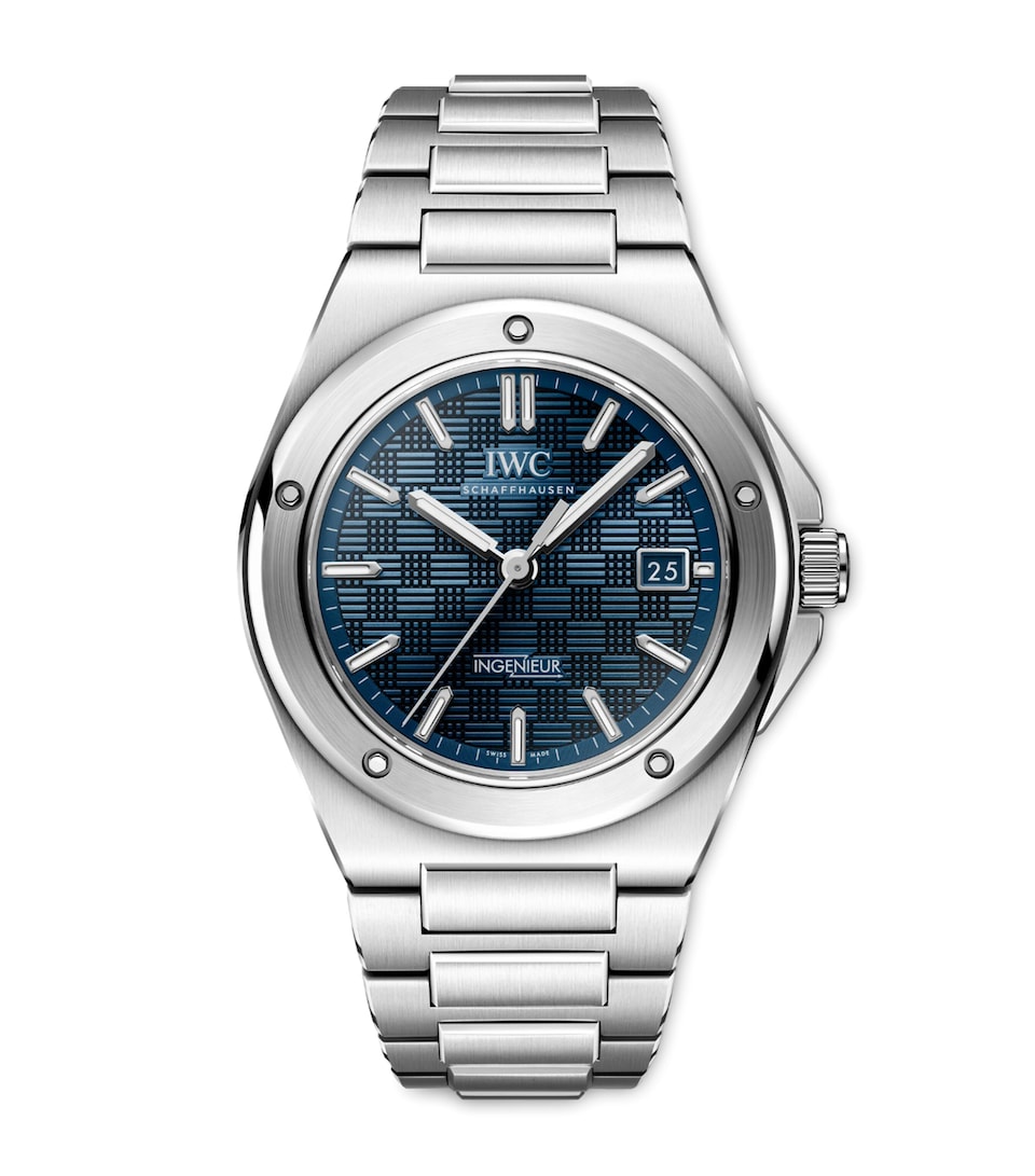 IWC Schaffhausen Stainless Steel Ingeniuer Automatic Watch 40mm Blue