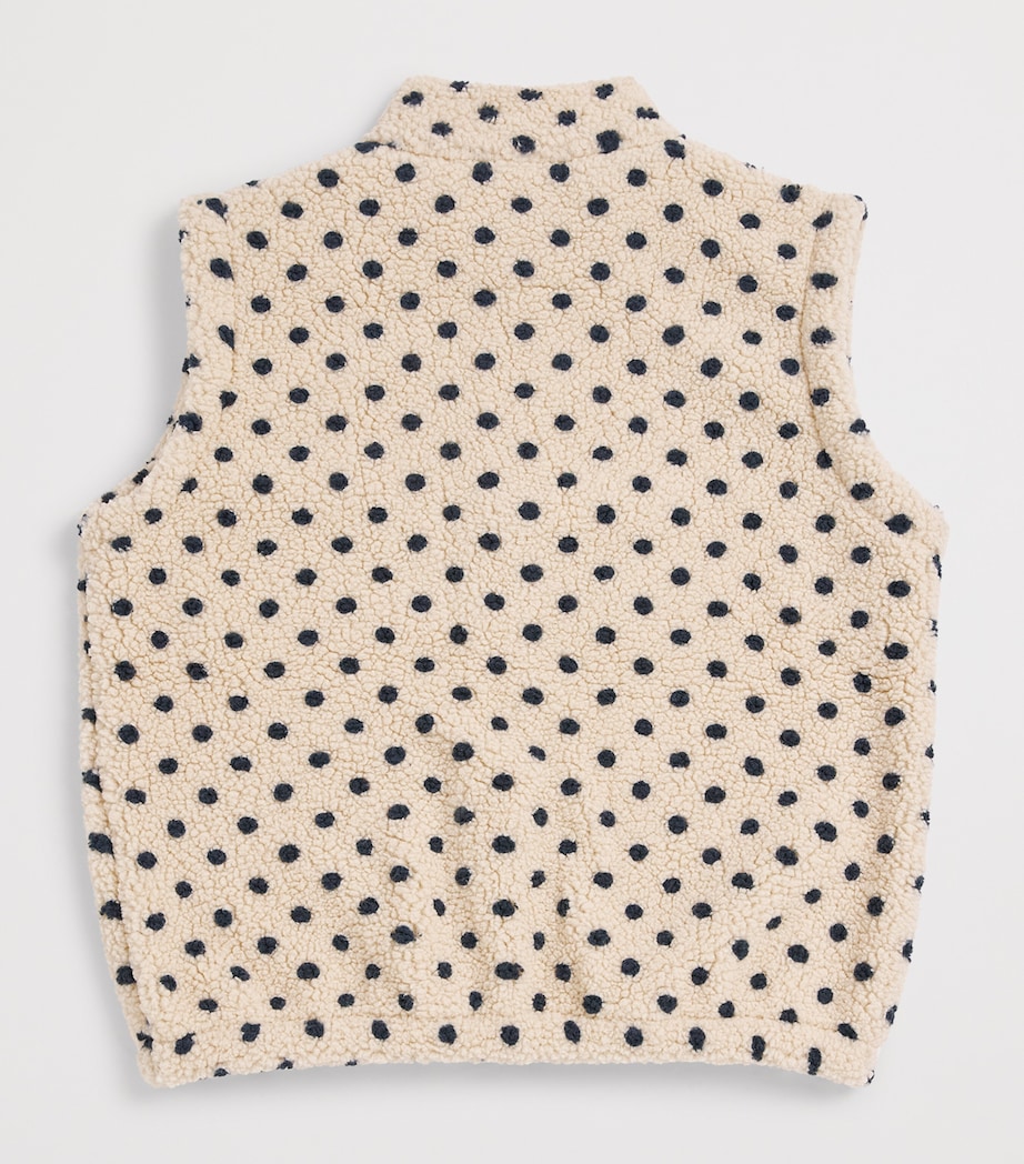 KONGES SLOJD Fleece Jody Gilet (18 Months-10 Years) Dot Lumiere Image 2