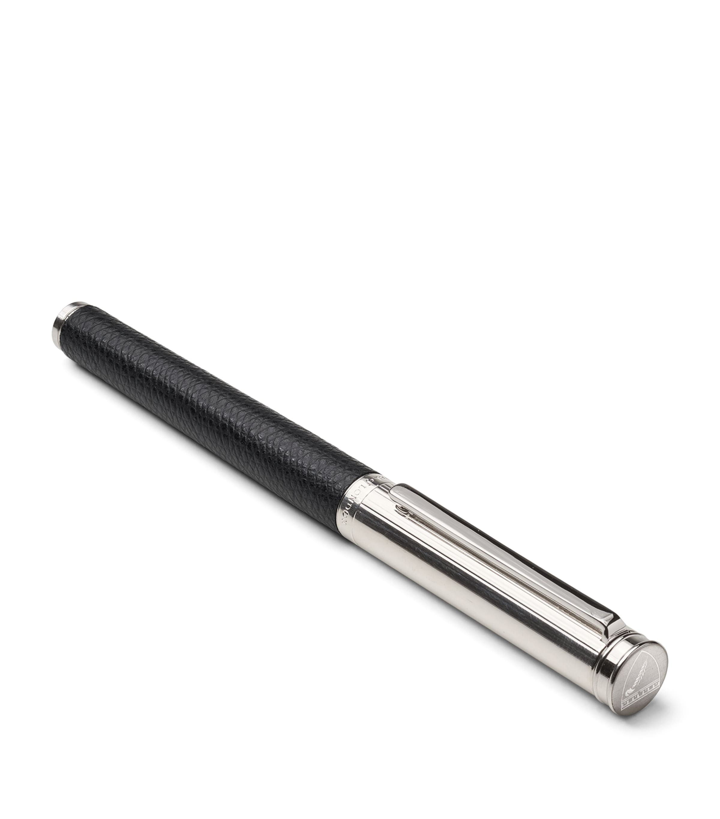 Leather Rollerball Pen BLACK Image 1