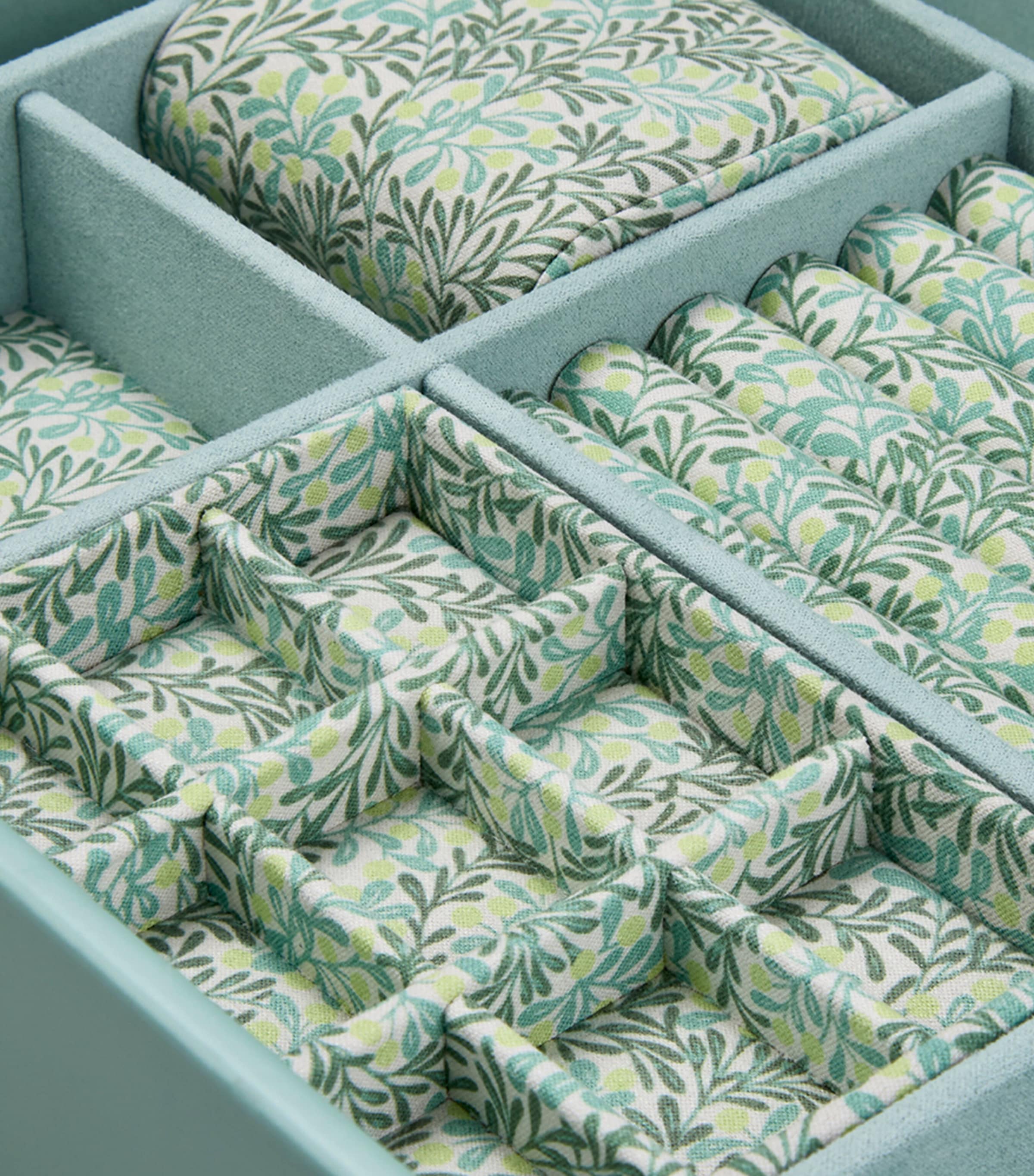 WOLF x Fiona Howard Sophia Window Jewellery Box Jade Fruit Botanical Image 5