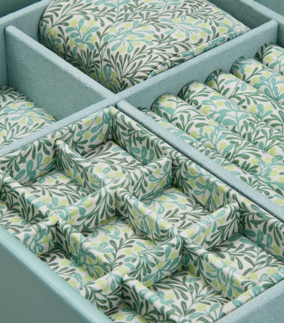 WOLF x Fiona Howard Sophia Window Jewellery Box Jade Fruit Botanical Image 5