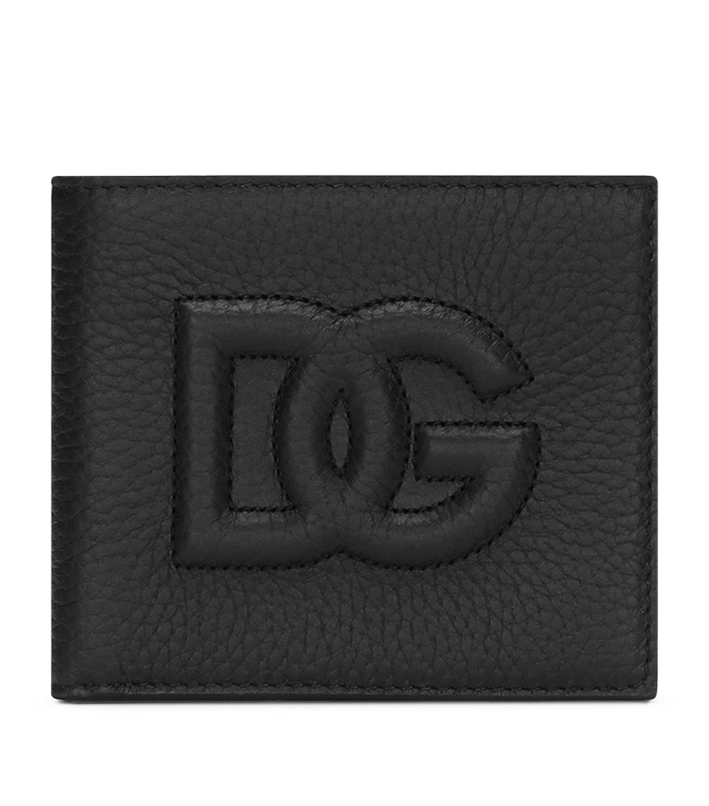 Dolce & Gabbana Black Bifold Wallet With Quilted Leather