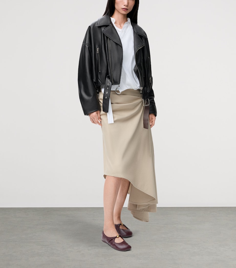 Nappa Lambskin Biker Jacket BLACK Image 2