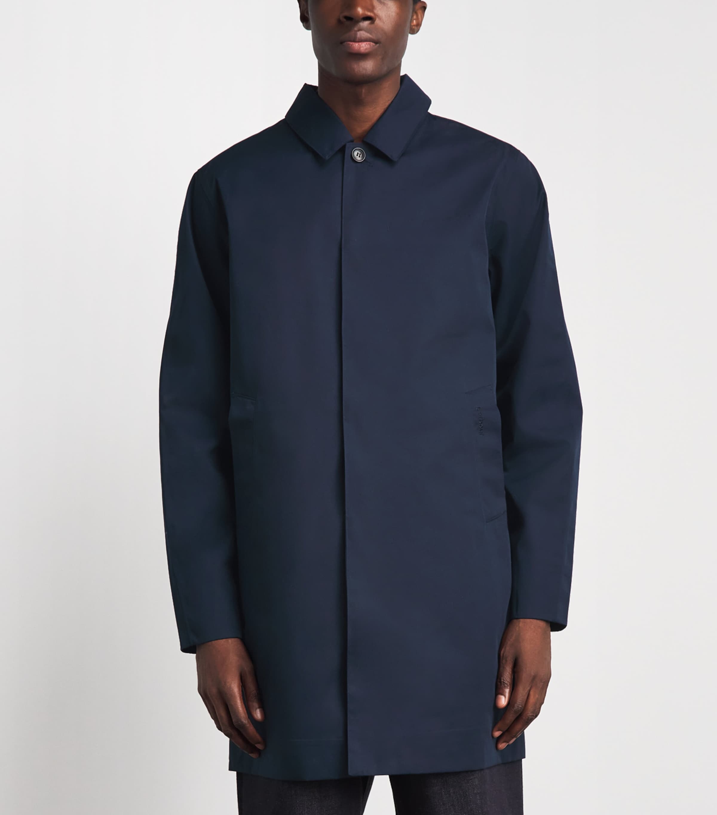 Barbour Mens Waterproof Lorden Jacket Navy Image 4