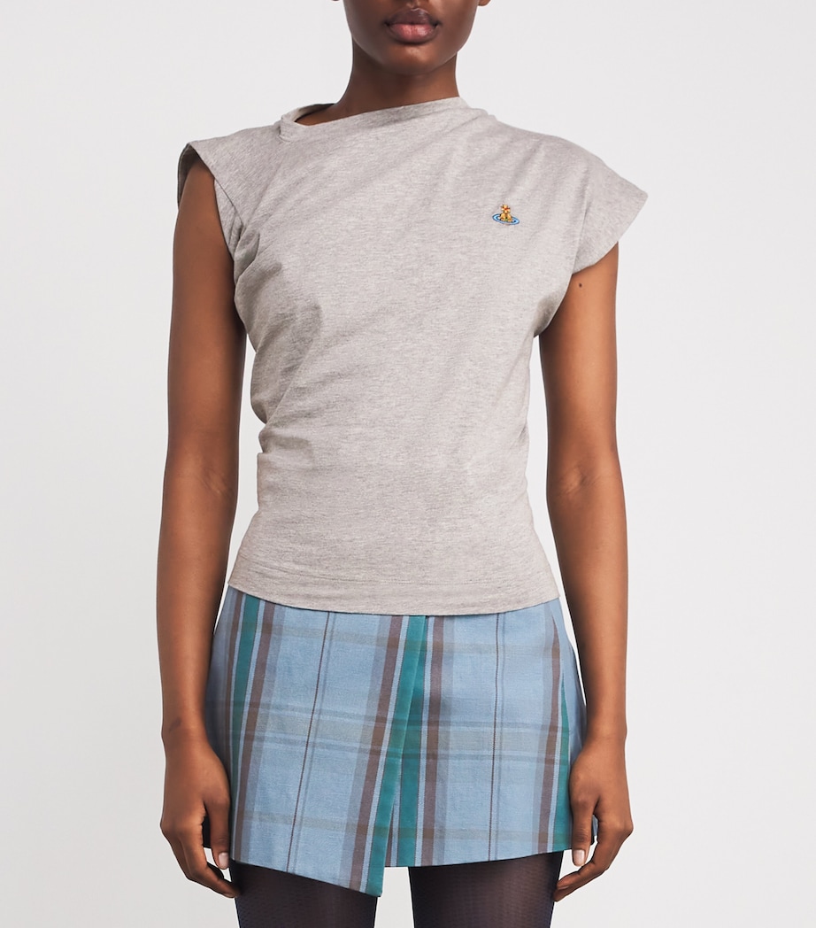Asymmetric Orb Hebo Top P001 GREY MELANGE Image 3