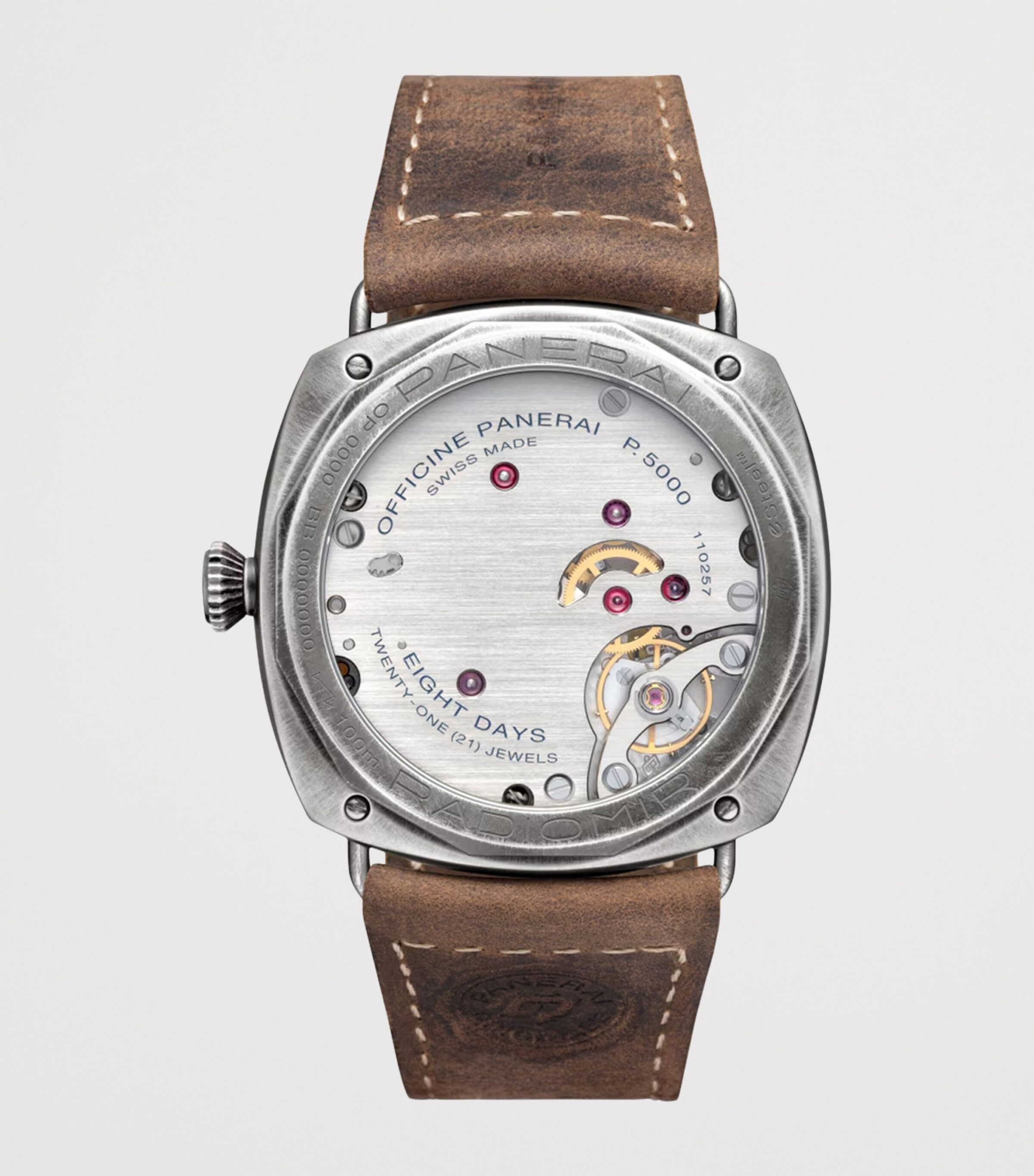 Stainless Steel Radiomir Otto Giorni Watch 45mm BROWN Image 2