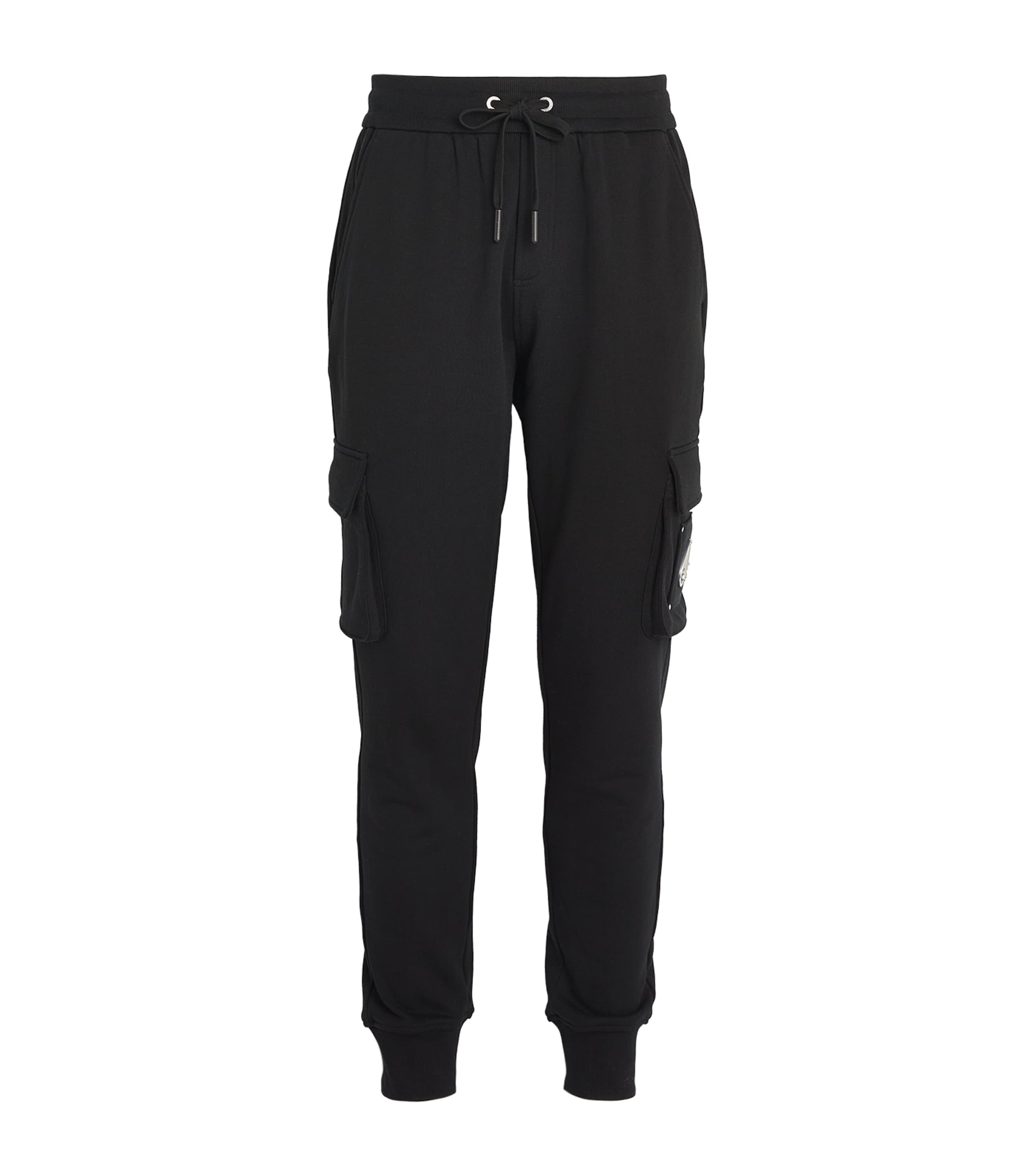 Moose Knuckles Black Hartsfield Tapered-leg Cotton-jersey Jogging Bottoms Xl In Black