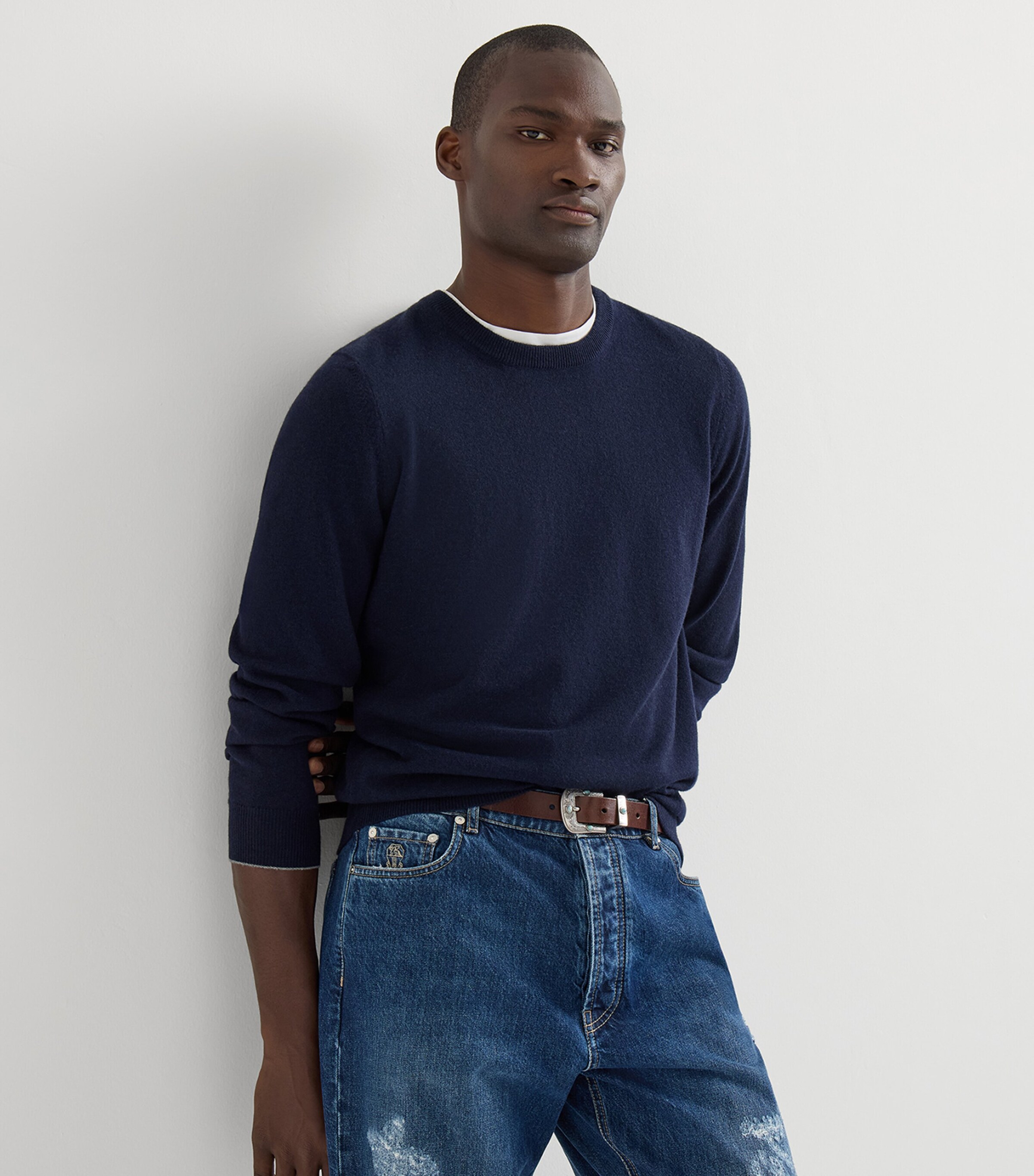 Brunello Cucinelli Mens Cashmere Sweater Image 4
