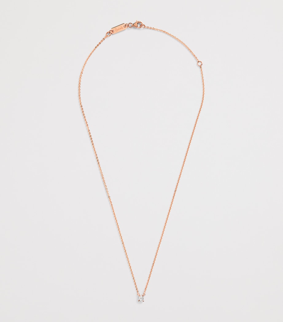 Rose Gold and Diamond Pendant Necklace (0.25ct) ROSE GOLD Image 3