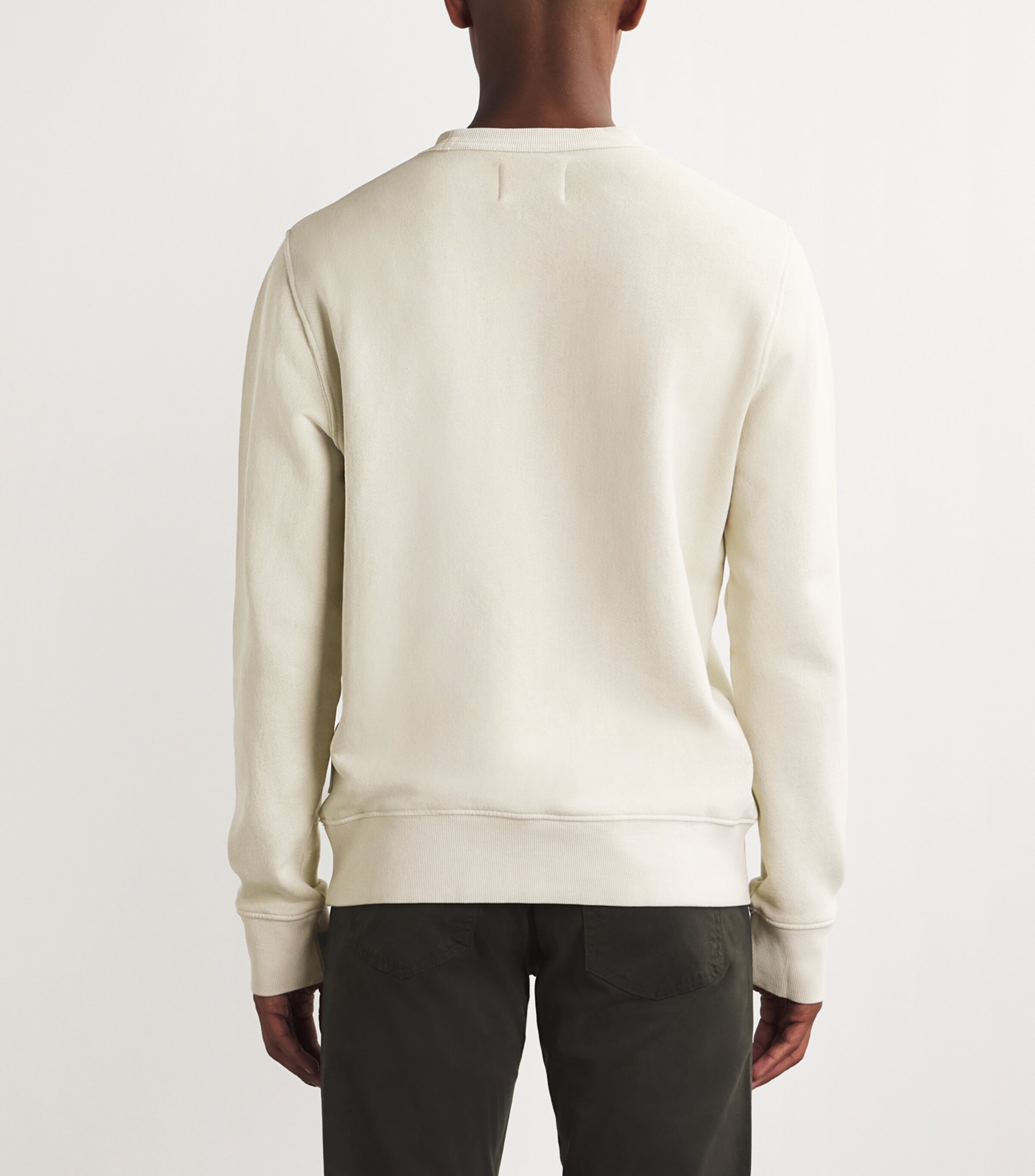 Citizens of Humanity Mens Cotton-Blend Vintage Sweatshirt Abalone (lt Khaki) Image 4