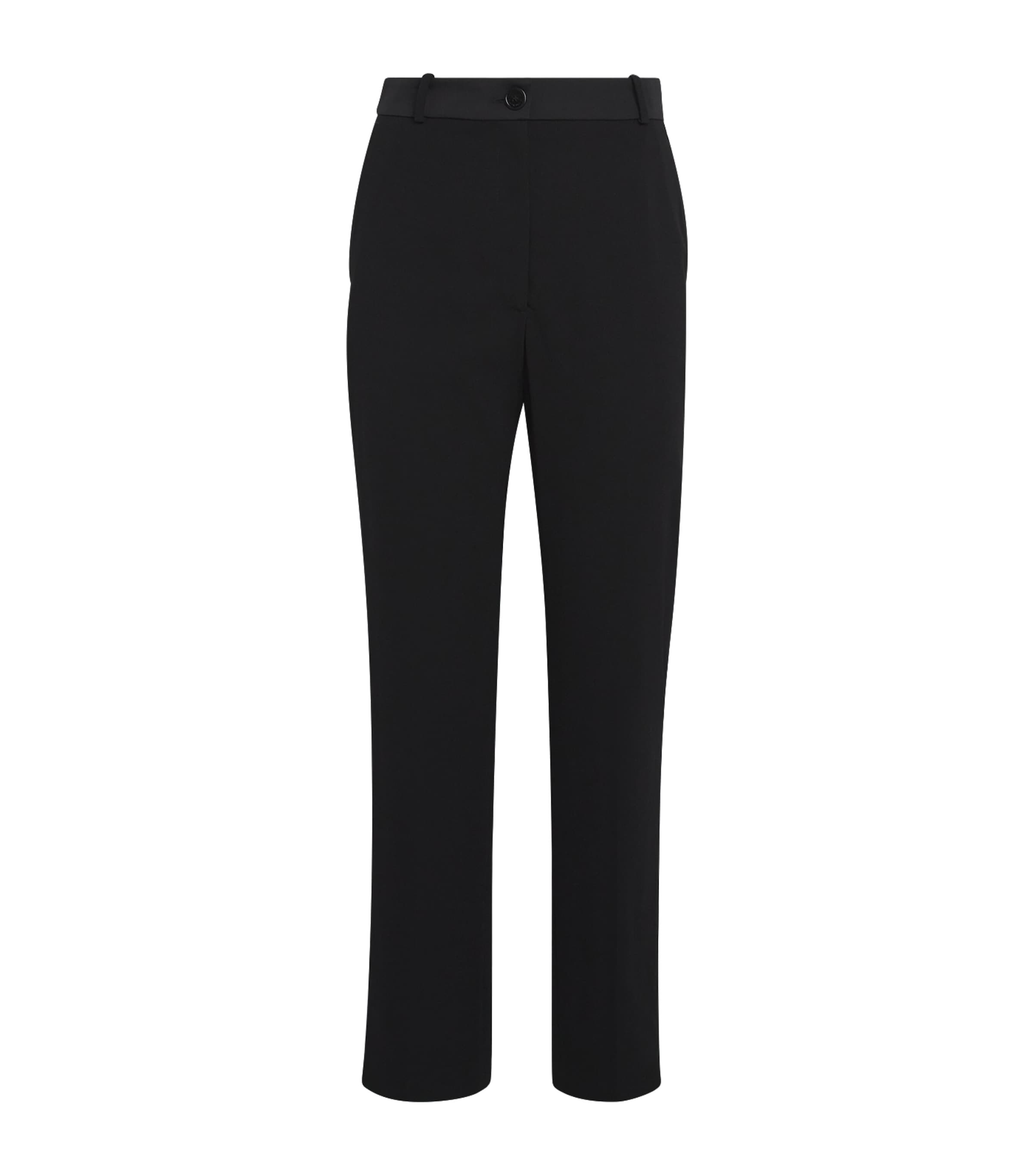 Claudie Pierlot Straight Tailored Trousers In Black