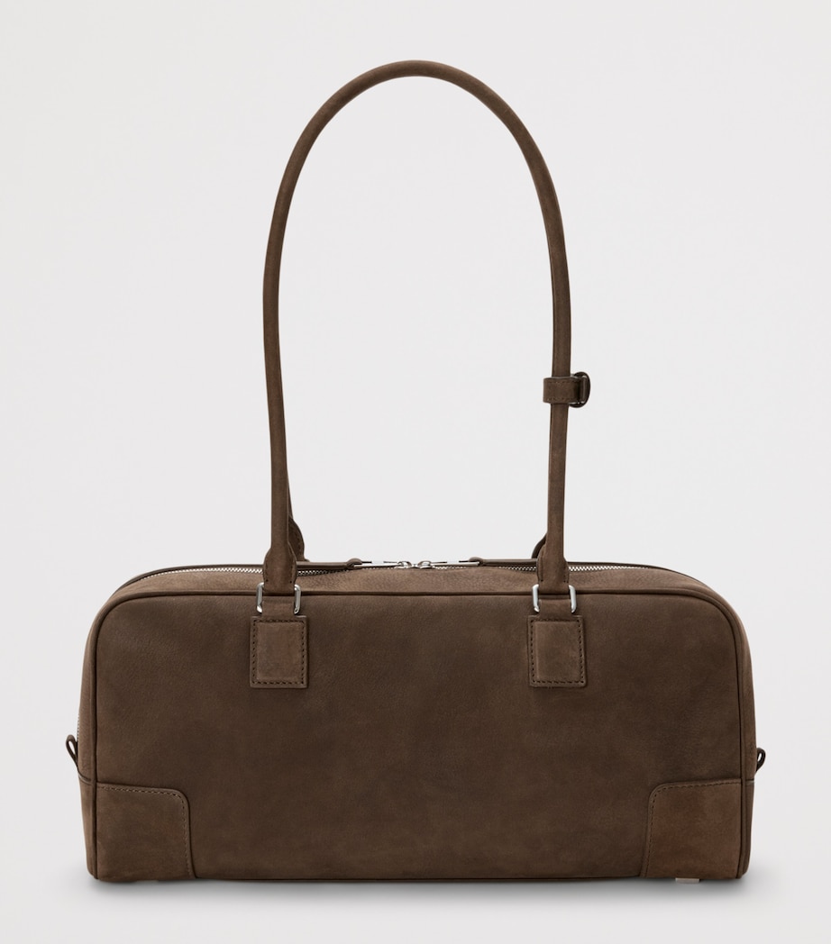Suede Amazona 31 Top-Handle Bag TUNDRA Image 4