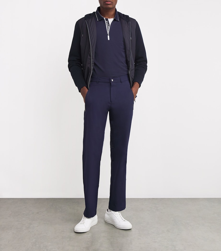 Straight Trousers 464 NAVY Image 2