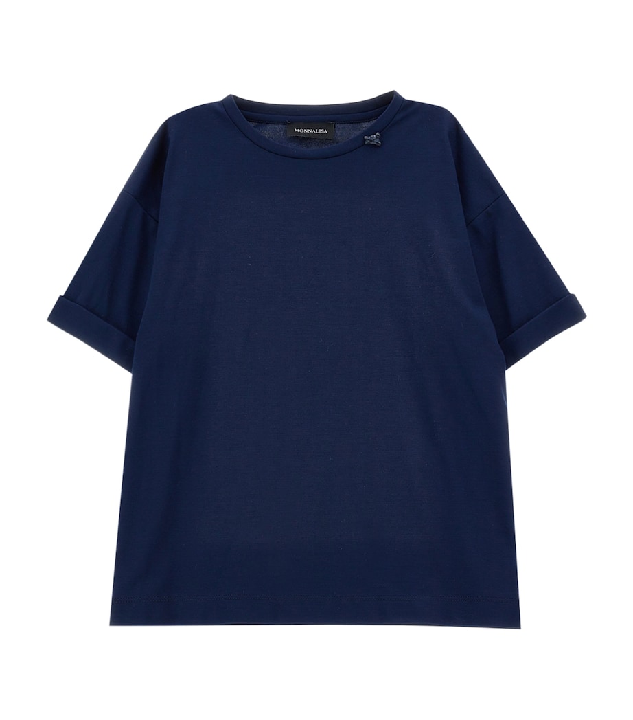 Pin-Detail T-Shirt (2-14 Years) BLU NAVY Image 1