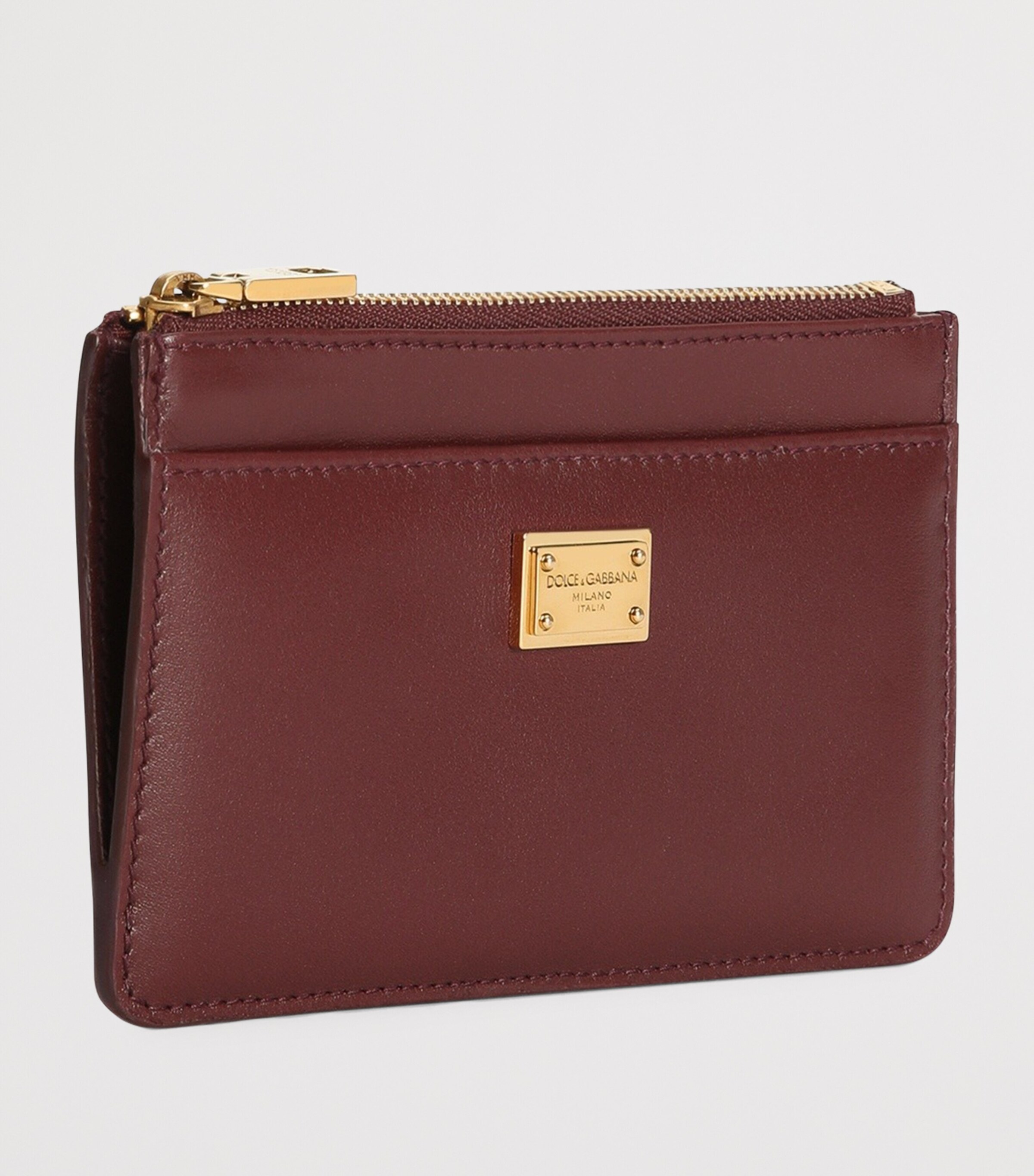 Plongé Calfskin Card Holder 80346-BORDEAUX Image 2