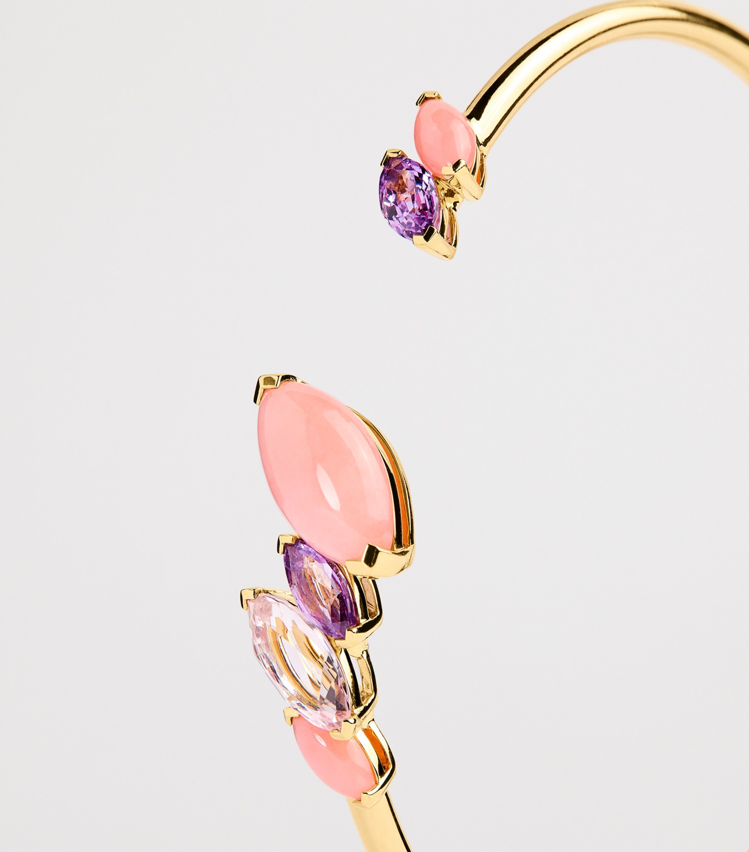 Yellow Gold, Tourmaline and Opal Batik Cuff YELLOW GOLD Image 6