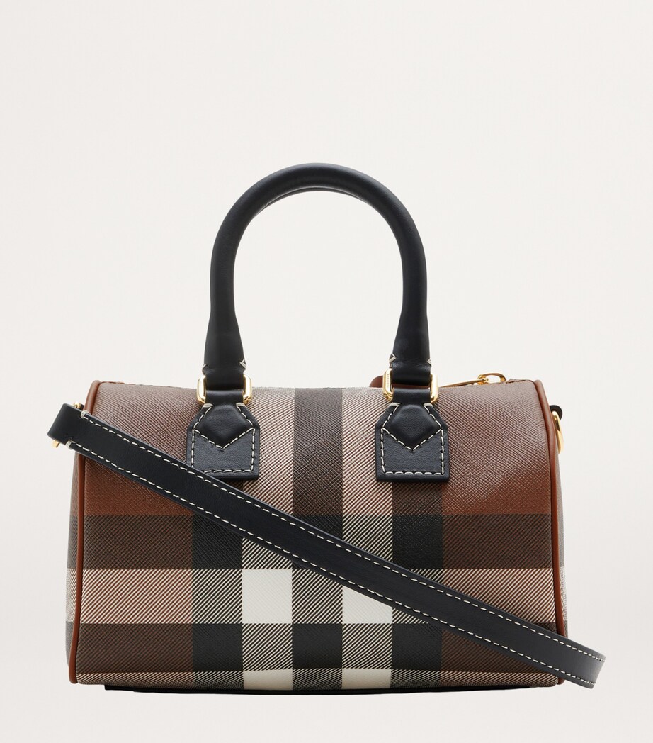Mini Check Holdall DARK BIRCH BROWN CHK Image 5
