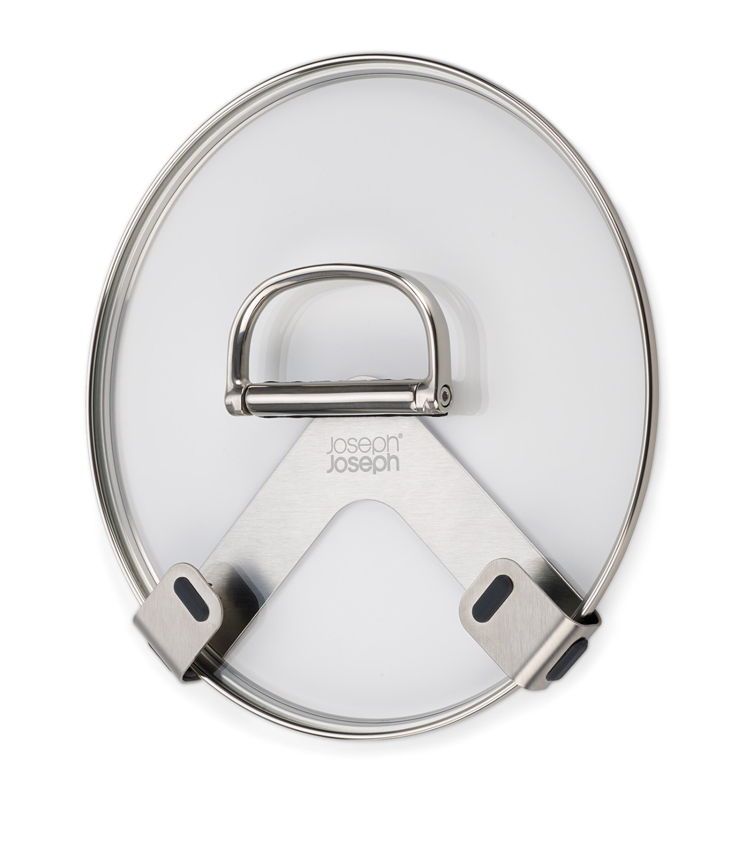 Set of 2 Space Pan Lid Holders SILVER Image 5