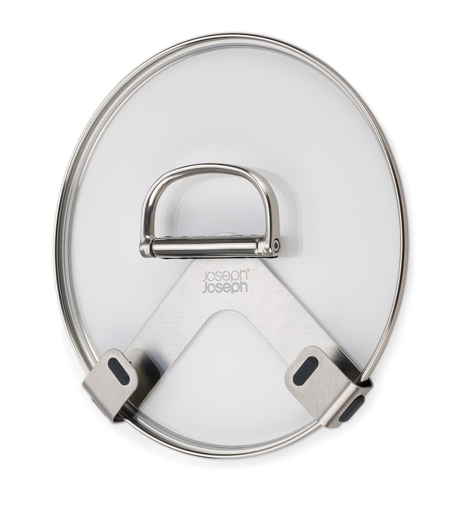 Set of 2 Space Pan Lid Holders SILVER Image 5