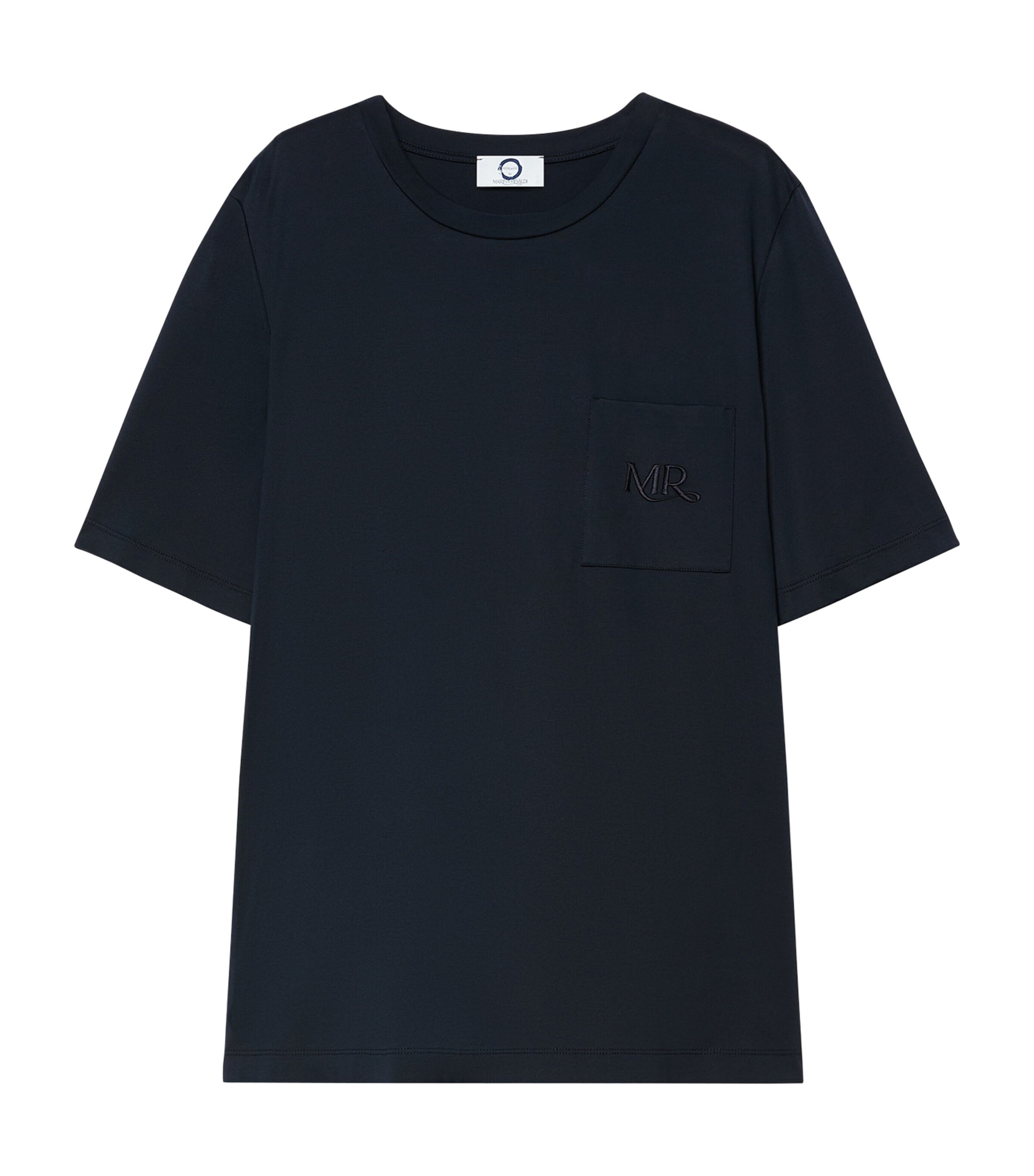 Marina Rinaldi Womens Cotton Oversized T-Shirt Midnightblue Image 1