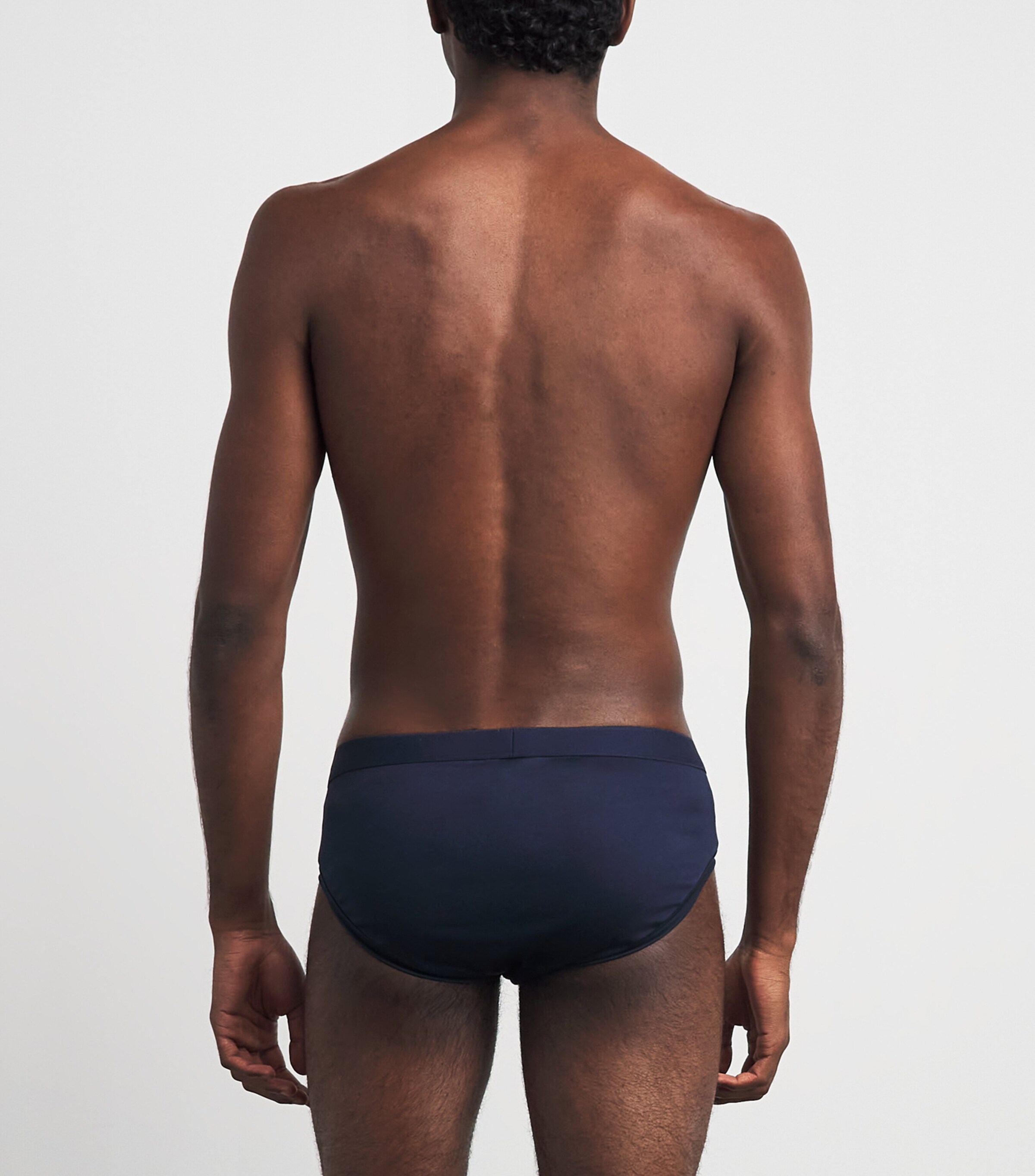 Zimmerli Mens Sea Island Cotton Briefs Navy Image 3