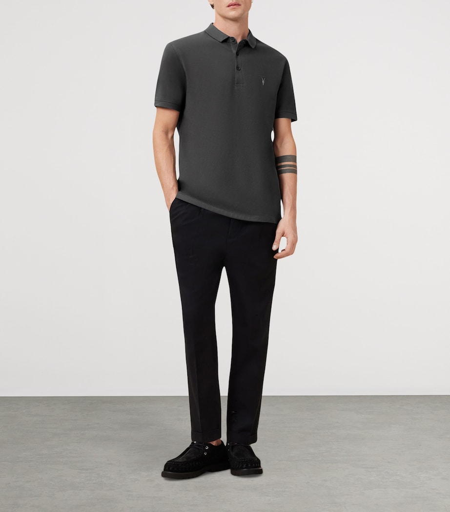 Organic Cotton Reform Polo Shirt CARTER GREY Image 2