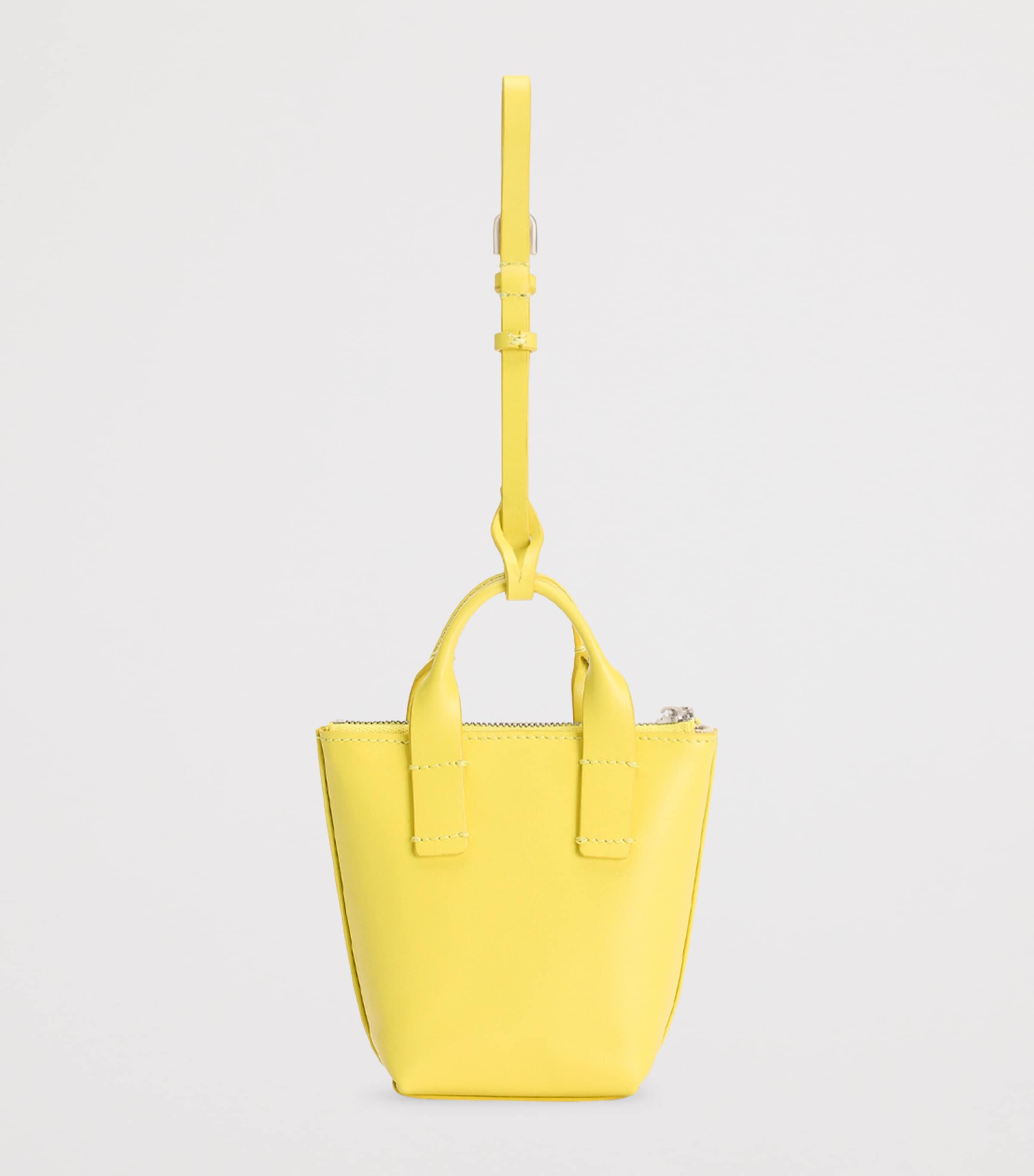 Calfskin Adamo Mini Bag Charm 89418-LIME Image 2