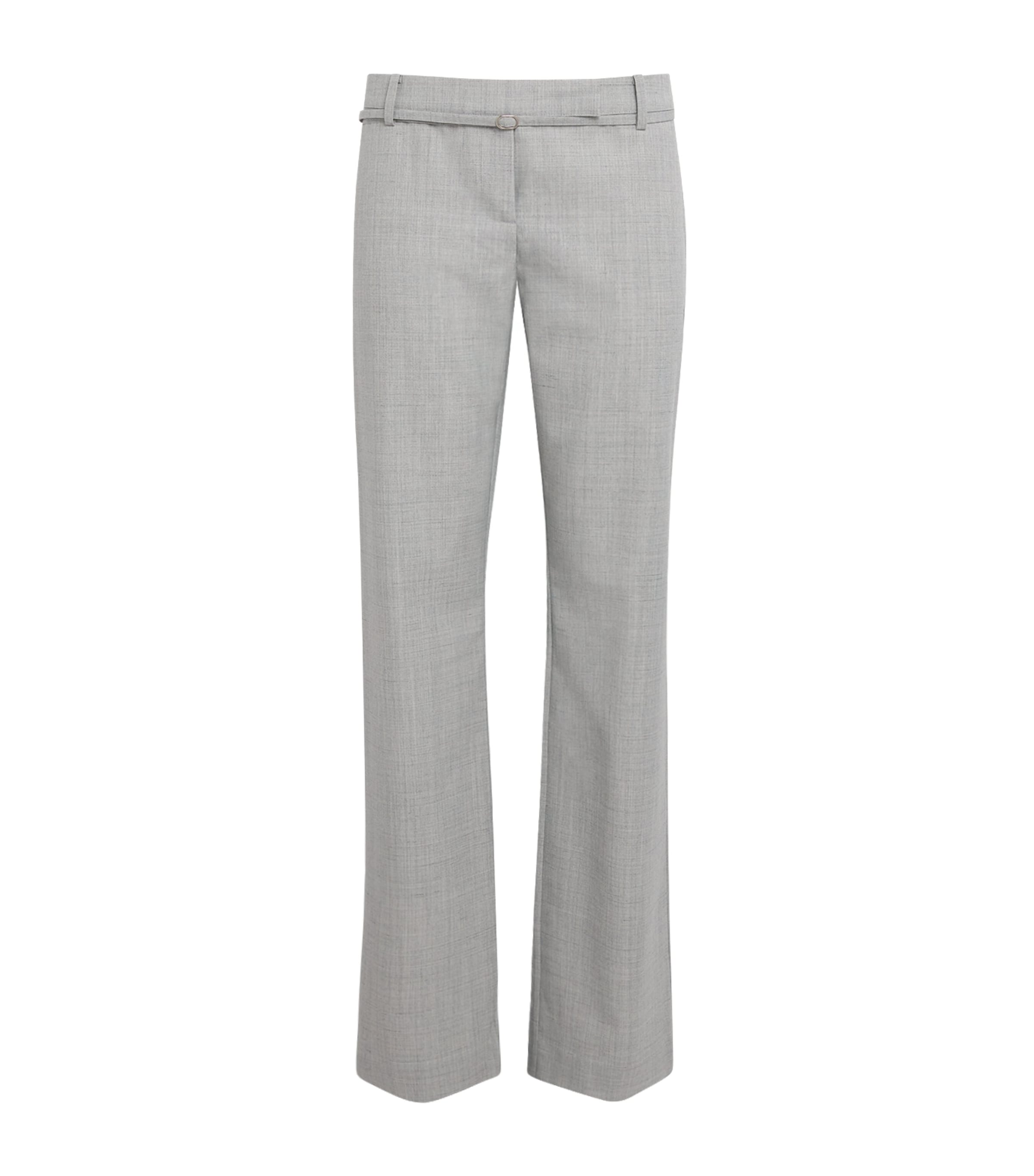 90s Belt Minimal Trousers