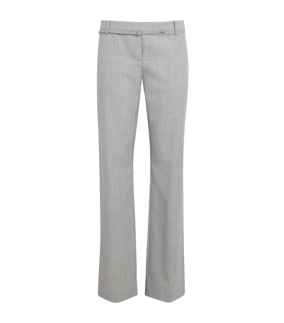 90s Belt Minimal Trousers