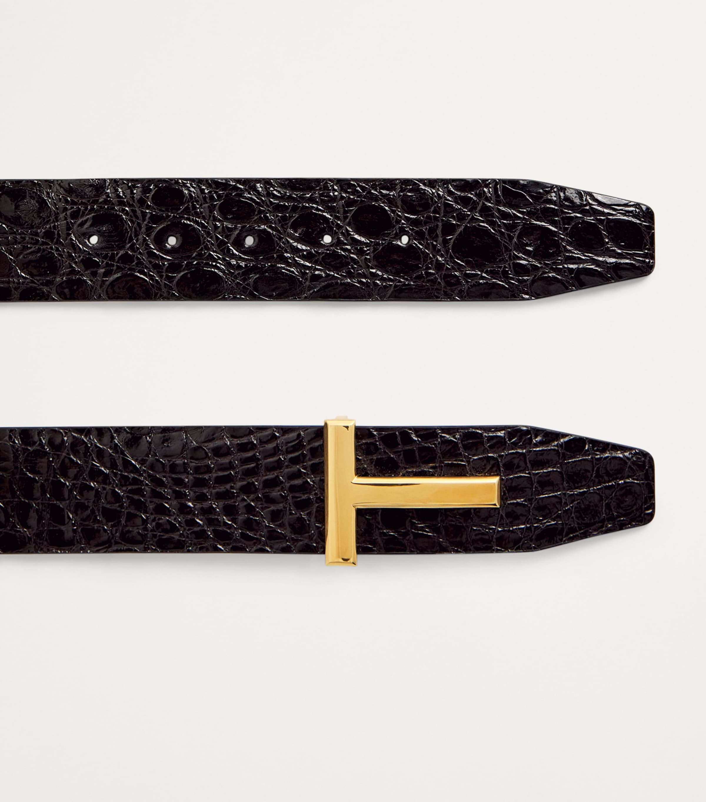 Leather Reversible T Icon Belt 1B023 Image 4