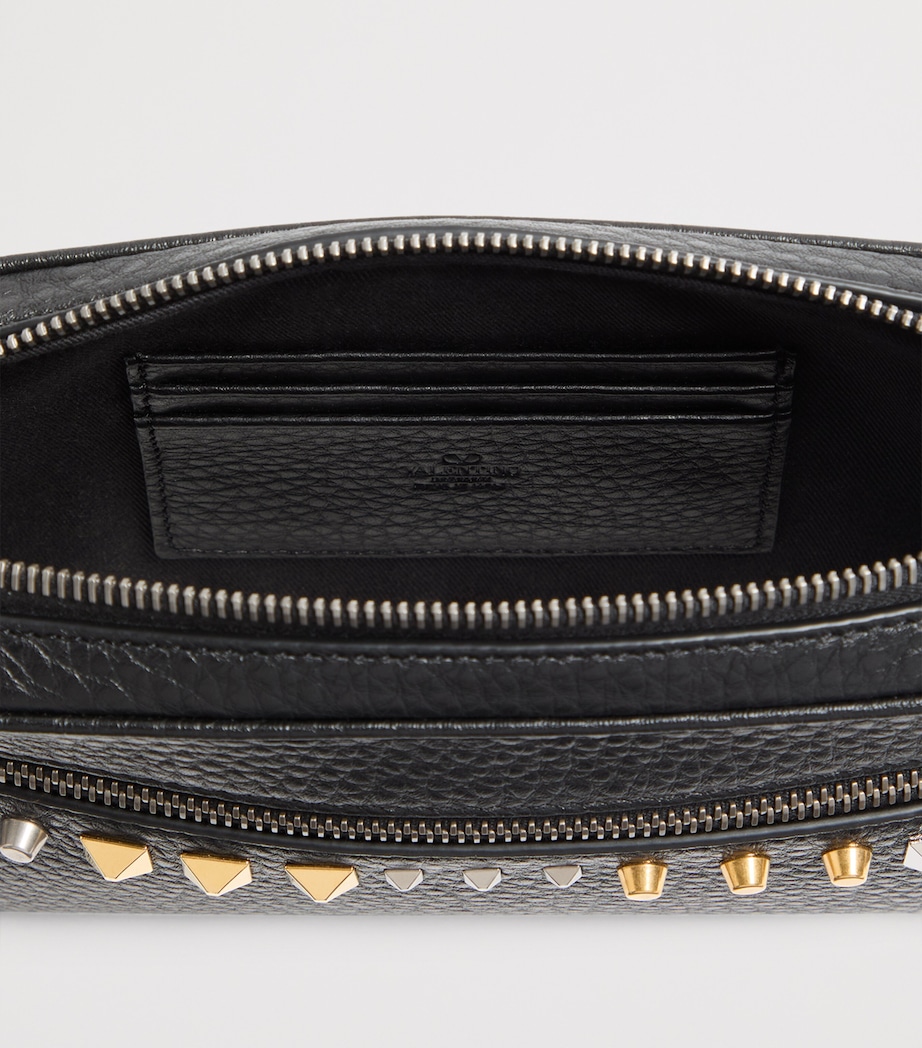 Leather Rockstud Pouch 0NO Image 4