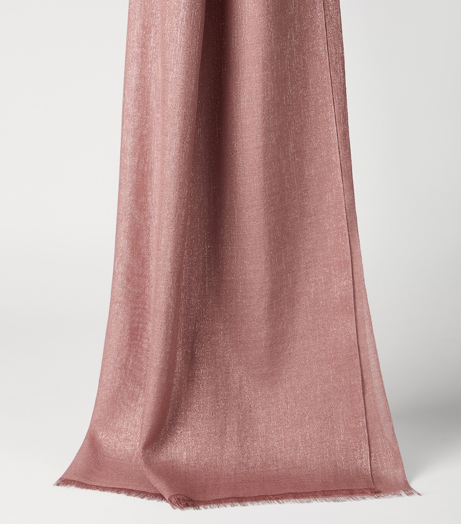 Brunello Cucinelli Cashmere-Silk-Blend Scarf Image 2