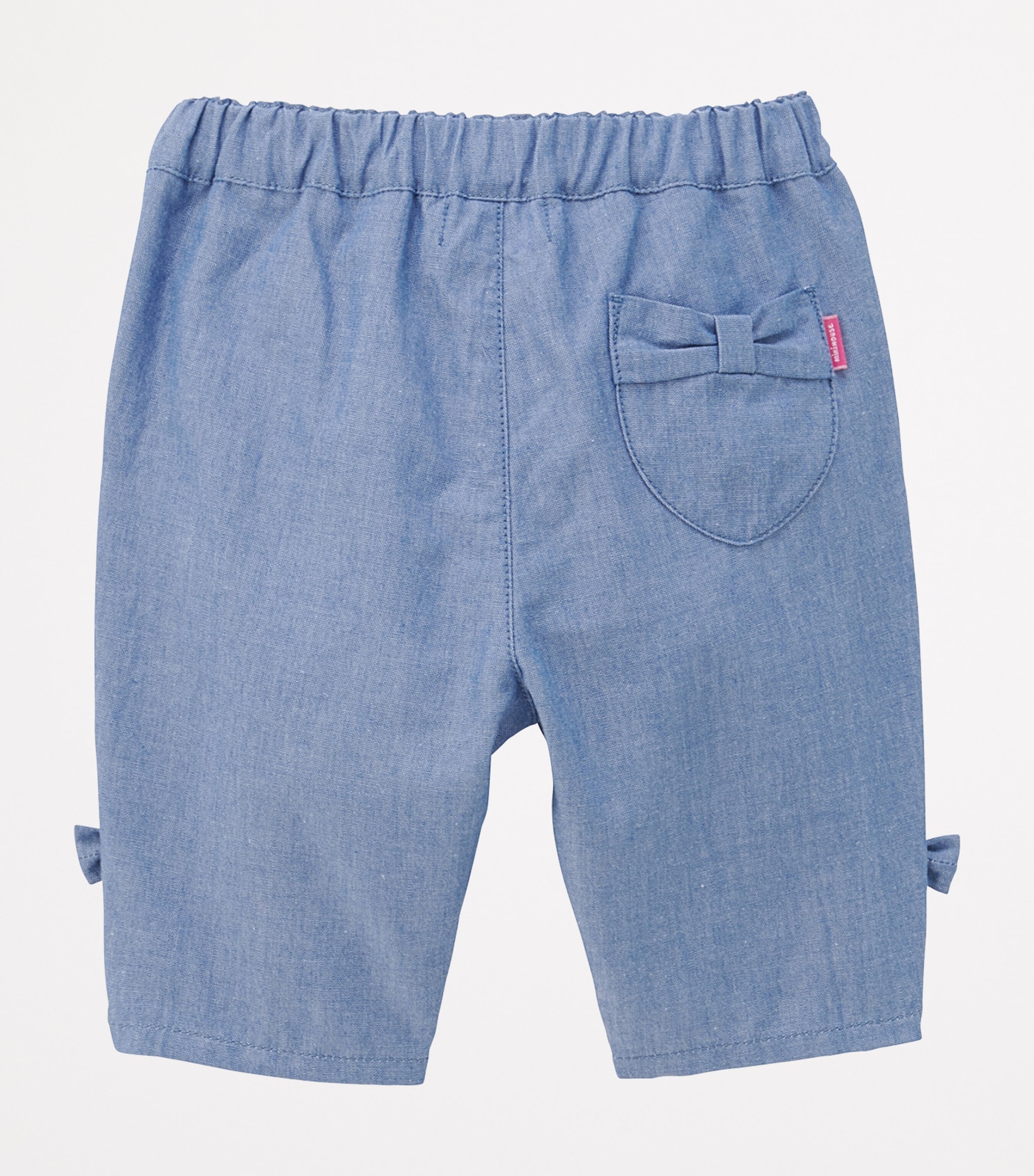 Cotton Bow-Detail Trousers (2-9 Years) 15 Image 5