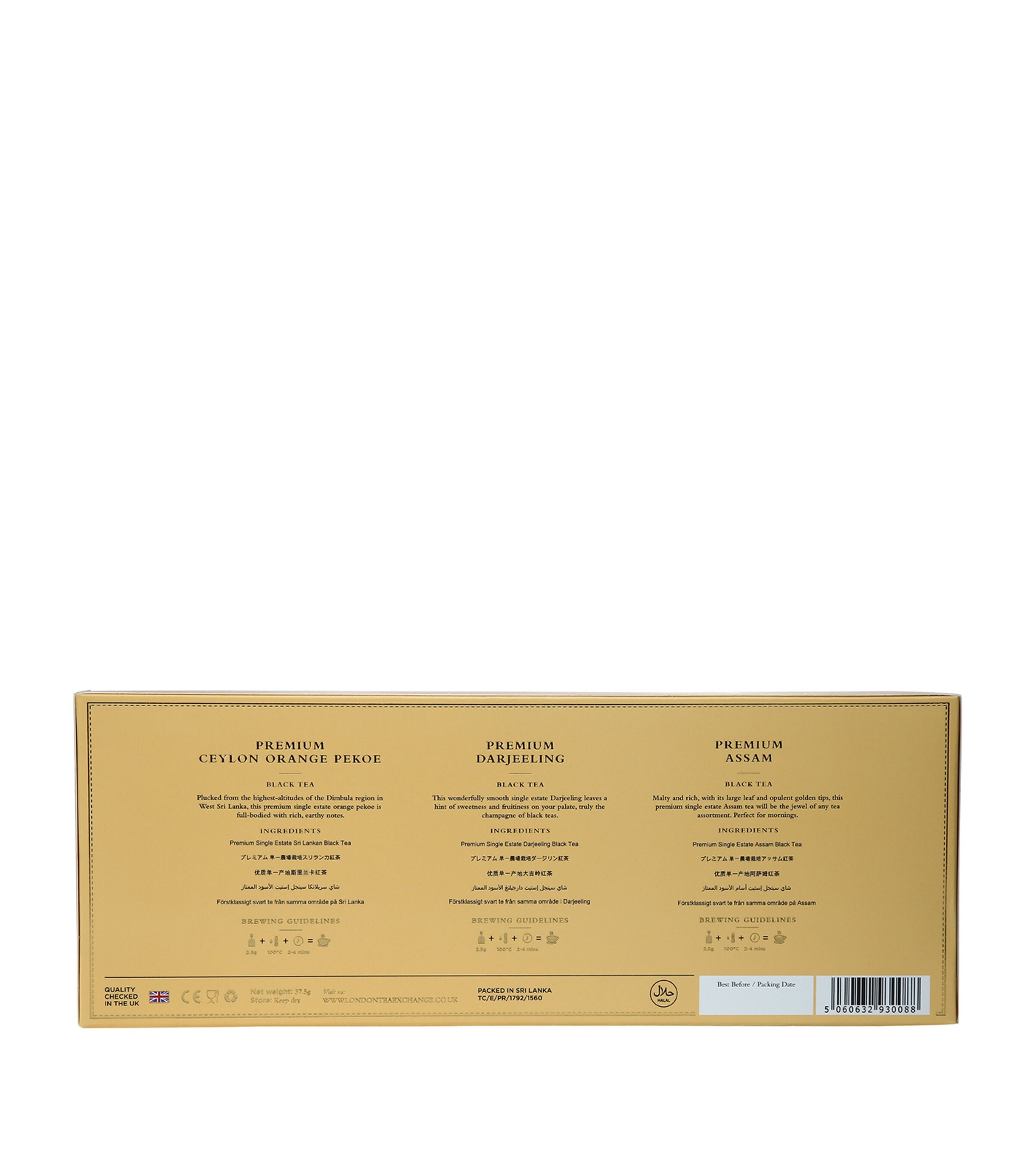 London Tea Exchange Black Tea Collection (15 Tea Bags) Image 2